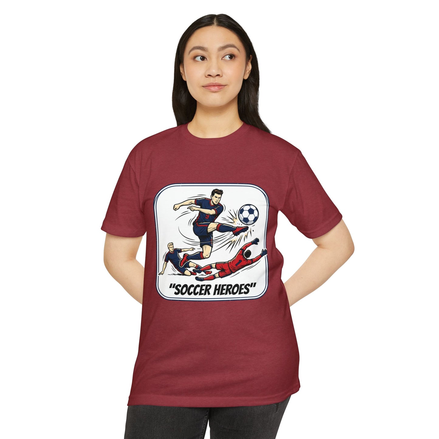 Soccer Heroes T-Shirt — Vintage Comic Soccer Graphic Tee