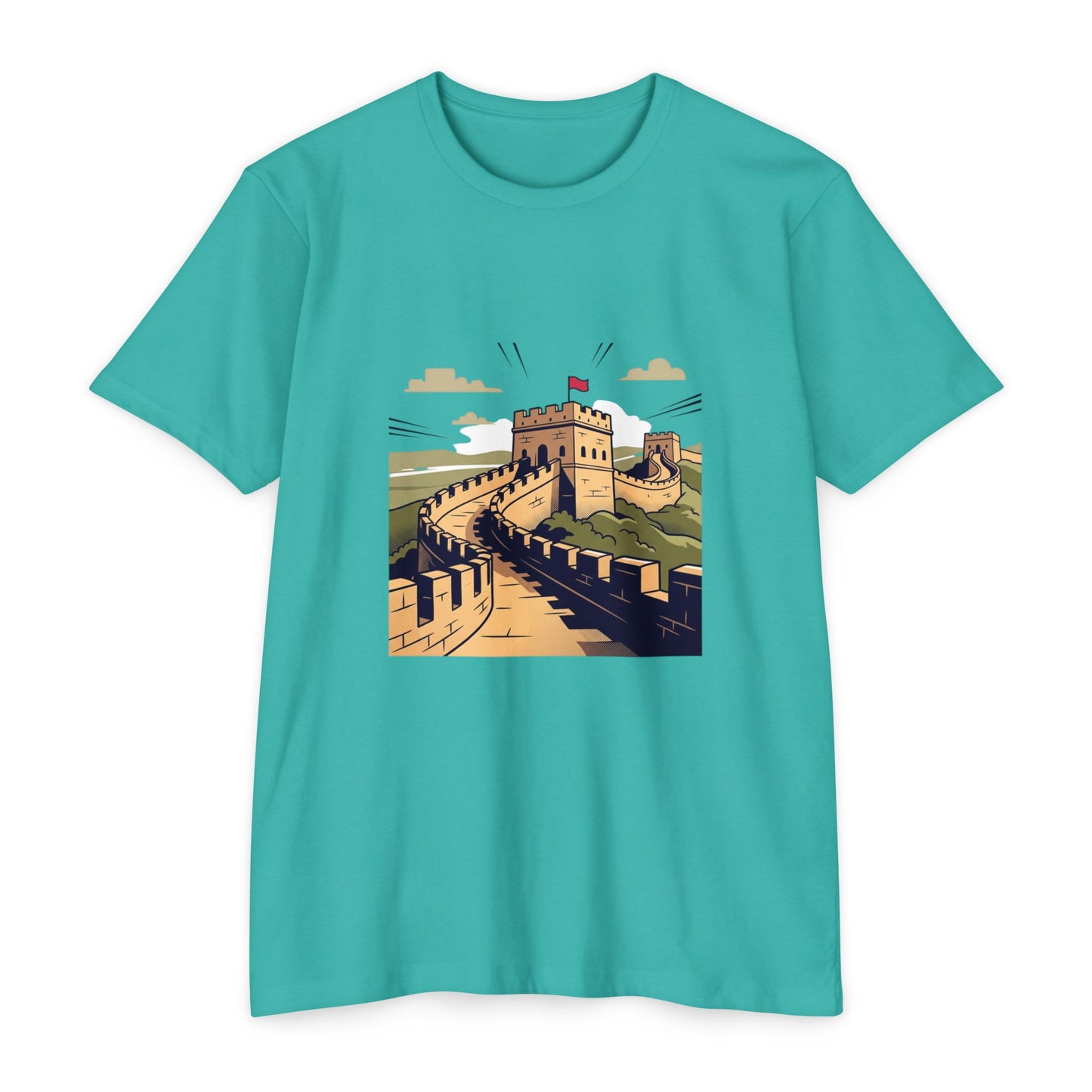 Great Wall Scenic Vintage Travel T-Shirt