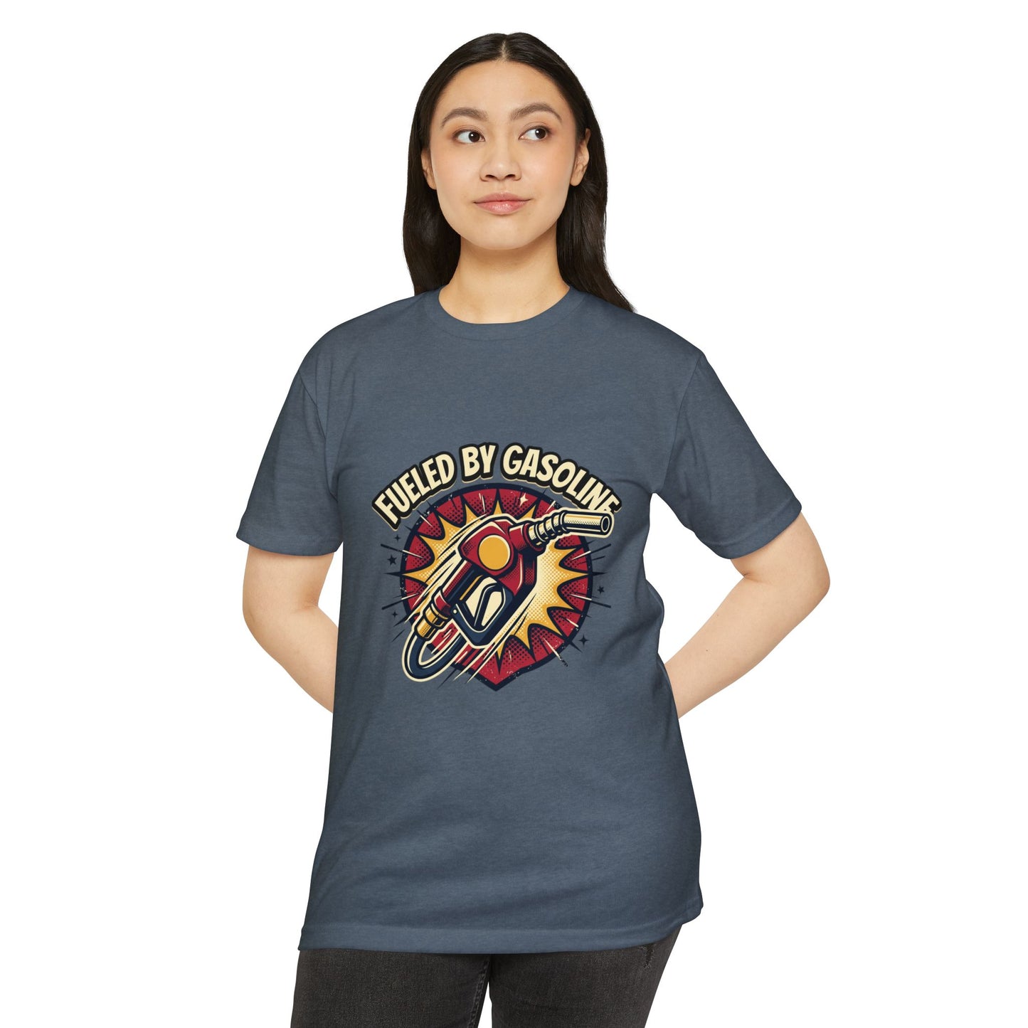 Fueled By Gasoline Retro Gas Pump T-Shirt