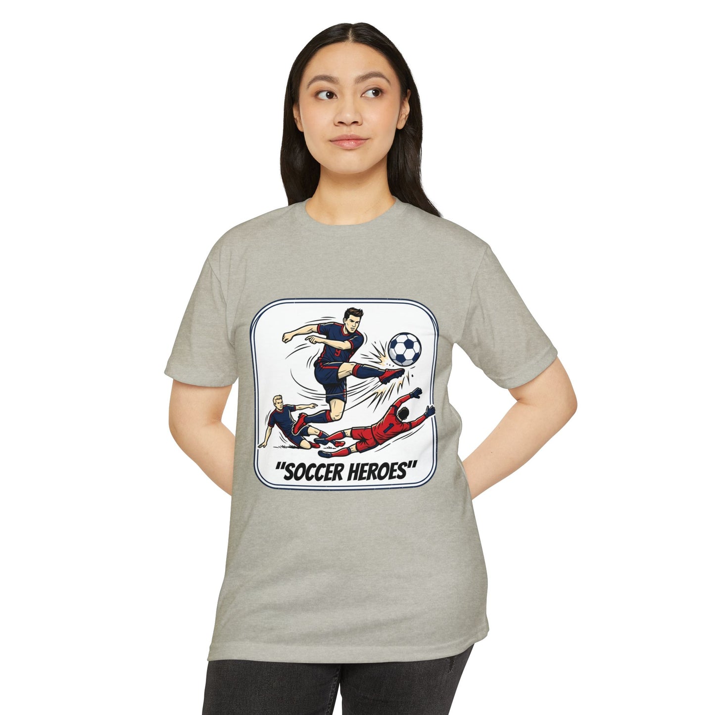 Soccer Heroes T-Shirt — Vintage Comic Soccer Graphic Tee