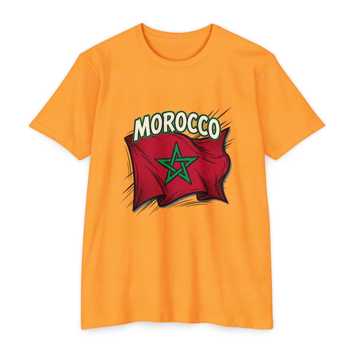 Morocco Flag Vintage Graphic T-Shirt — Moroccan Pride Tee