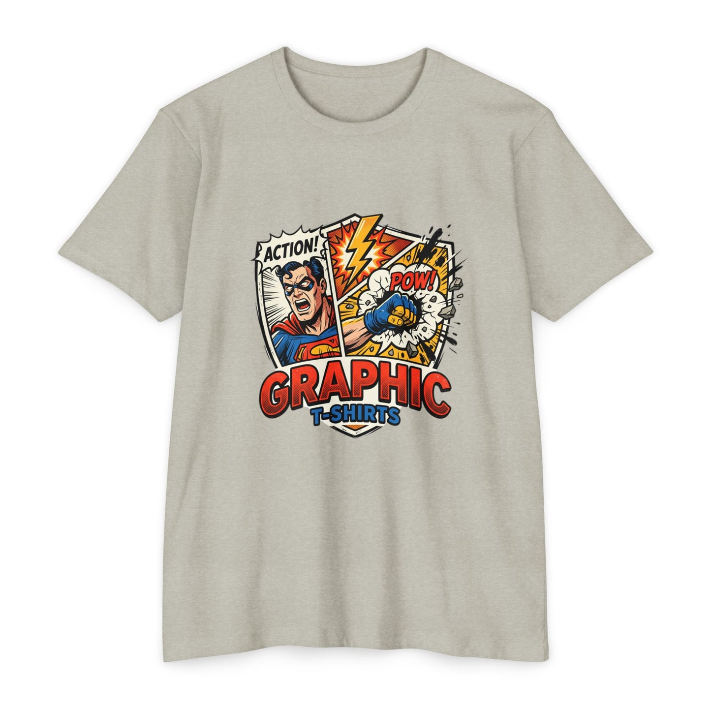 Action! POW Vintage Comic Pop Art T-Shirt