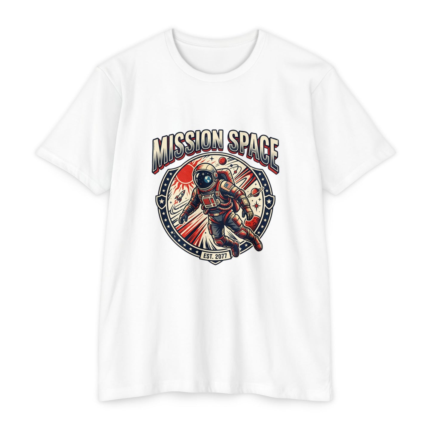 Mission Space Astronaut Vintage Space Exploration T-Shirt