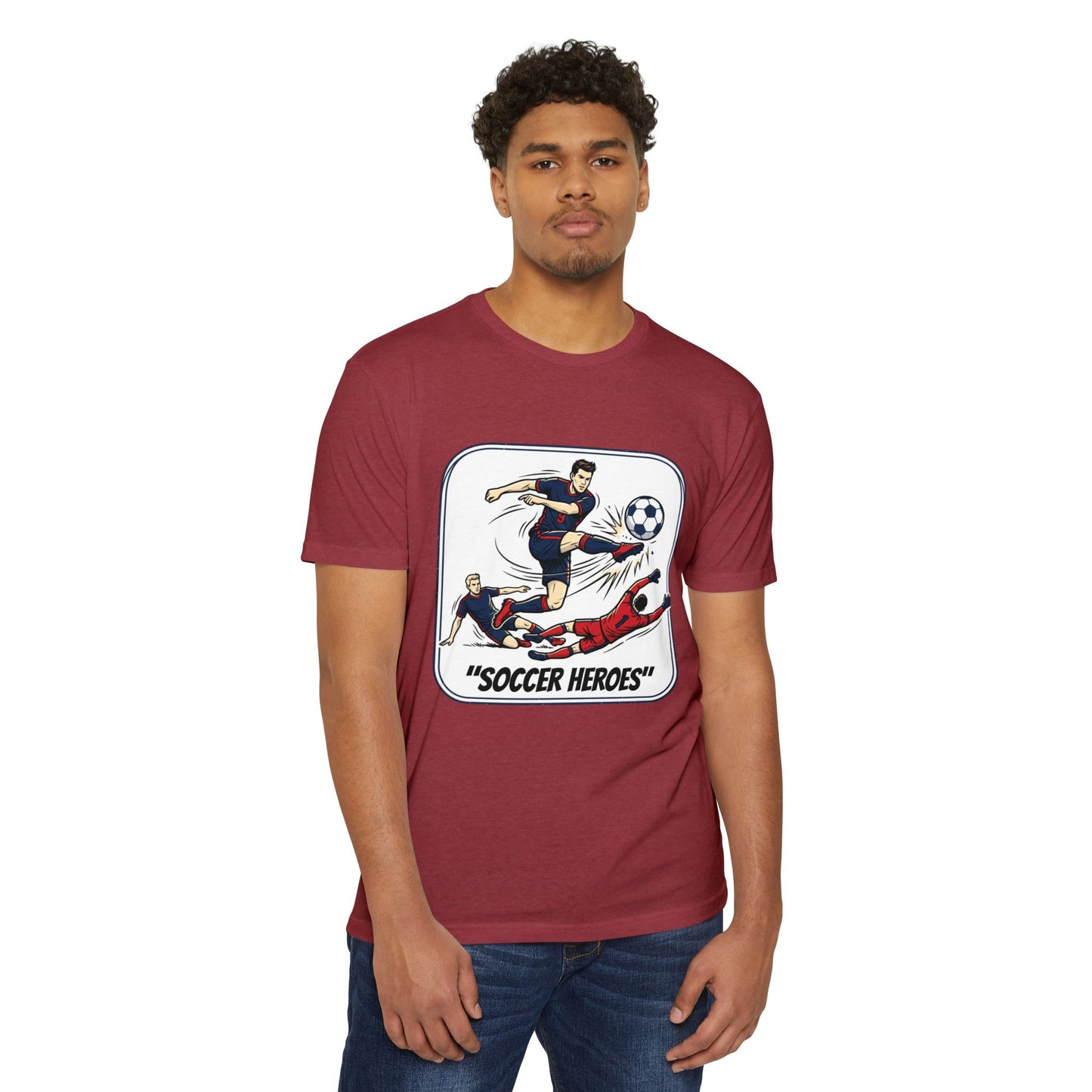 Soccer Heroes T-Shirt — Vintage Comic Soccer Graphic Tee