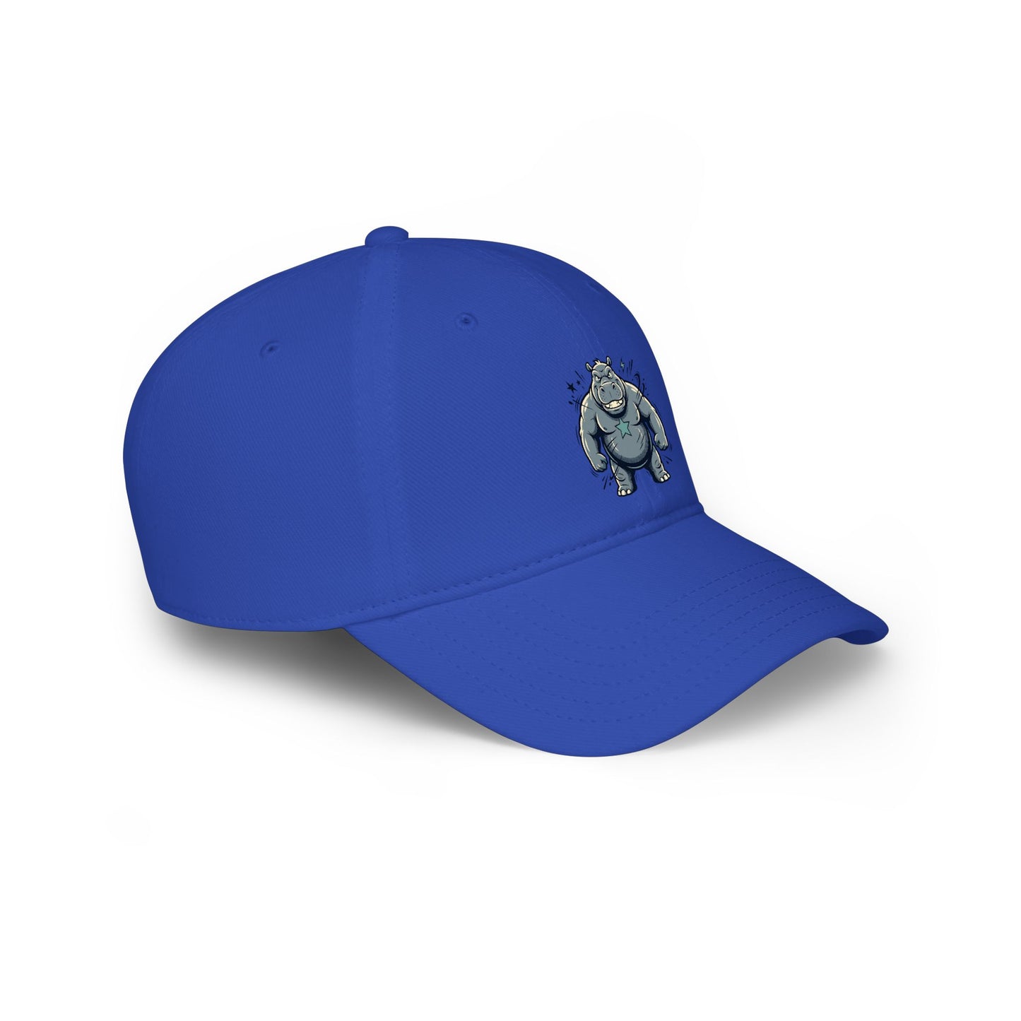 Cute Grumpy Monster Embroidered Baseball Cap
