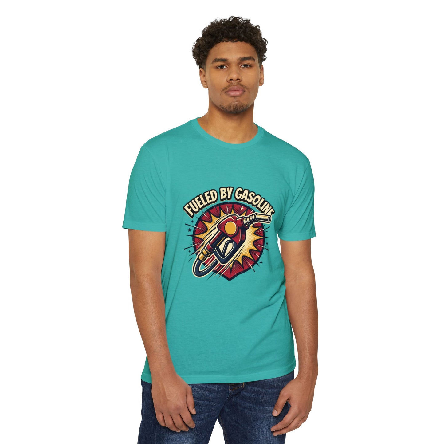 Fueled By Gasoline Retro Gas Pump T-Shirt