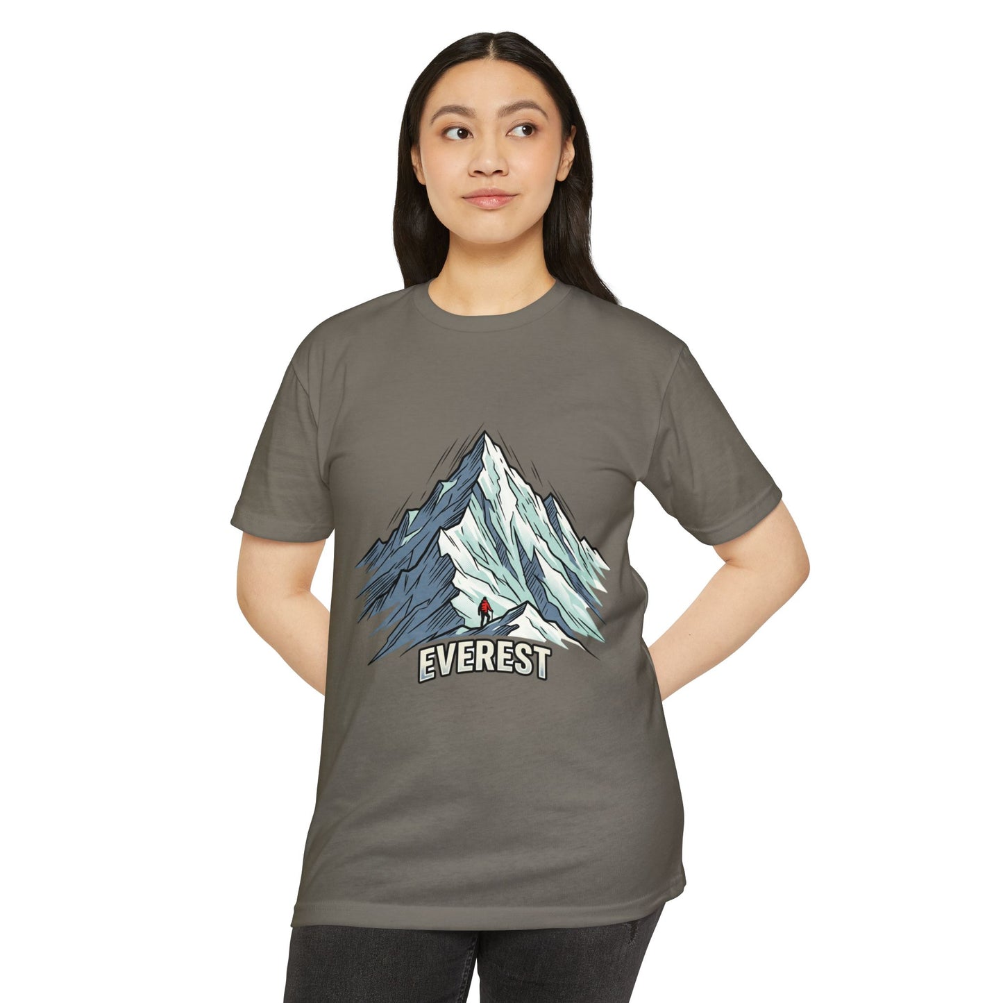 Everest Mountain Graphic T-Shirt — Adventure Climber Tee