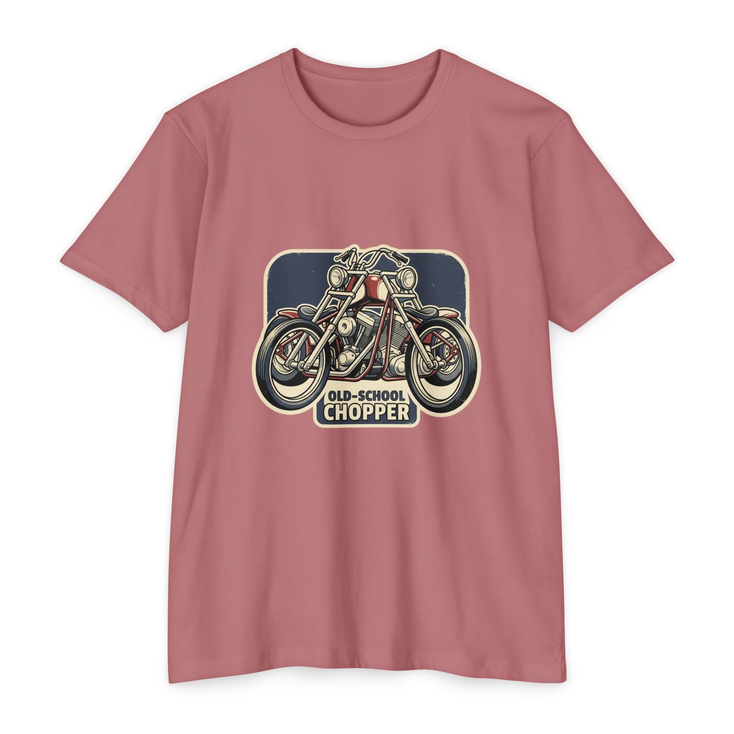 Old-School Chopper Motorcycle T-Shirt — Vintage Biker Tee
