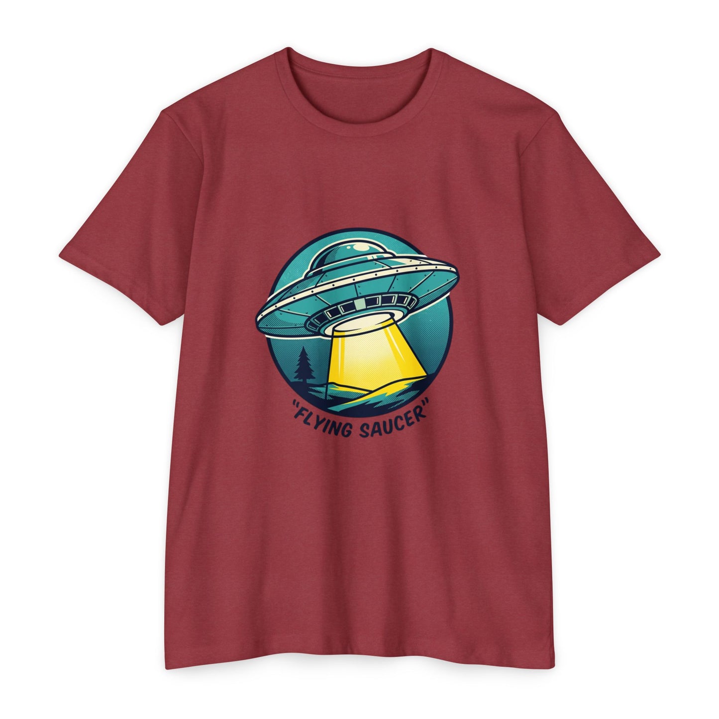 Retro Flying Saucer UFO T-Shirt — Vintage Space Graphic Tee