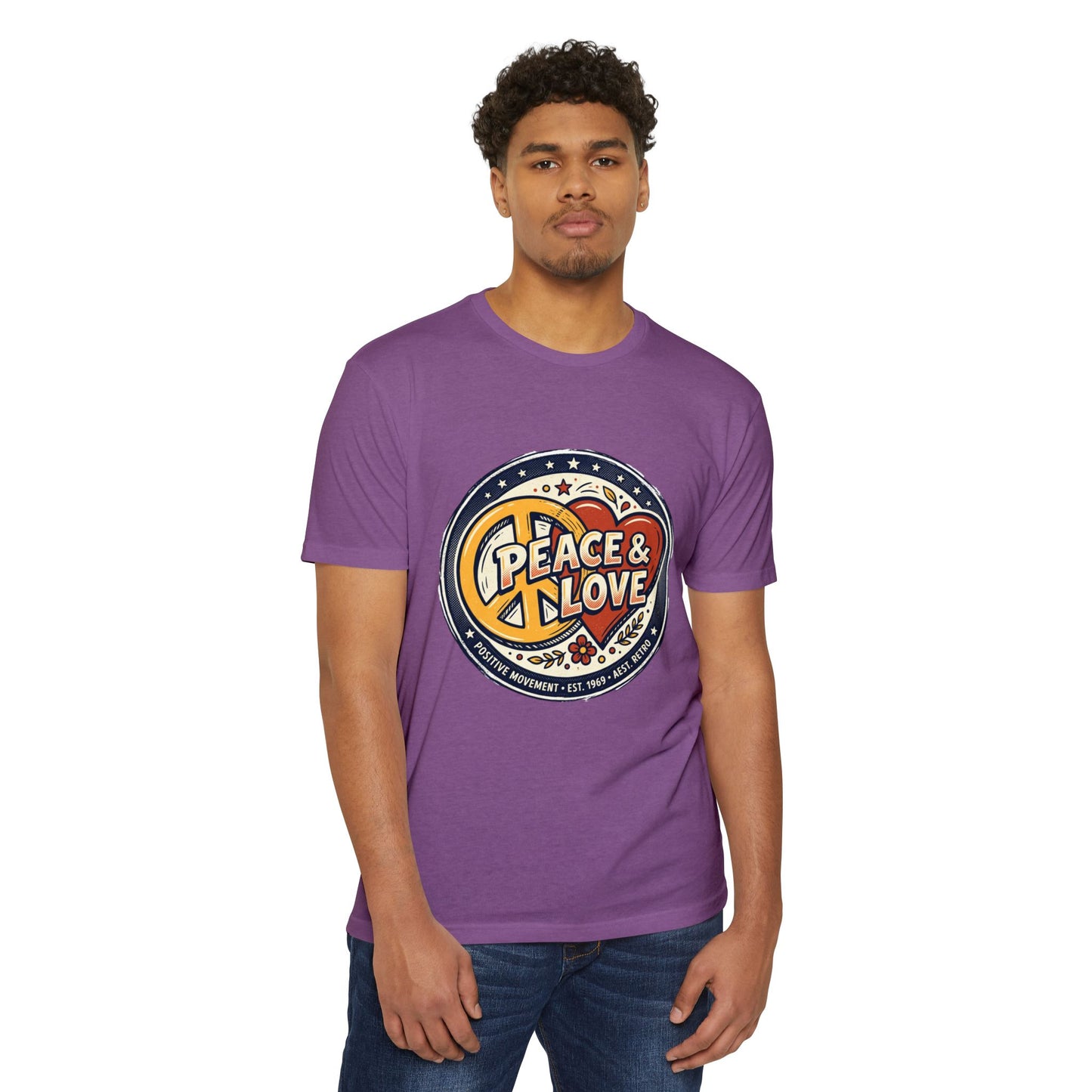 Peace & Love Retro Peace Sign T-Shirt