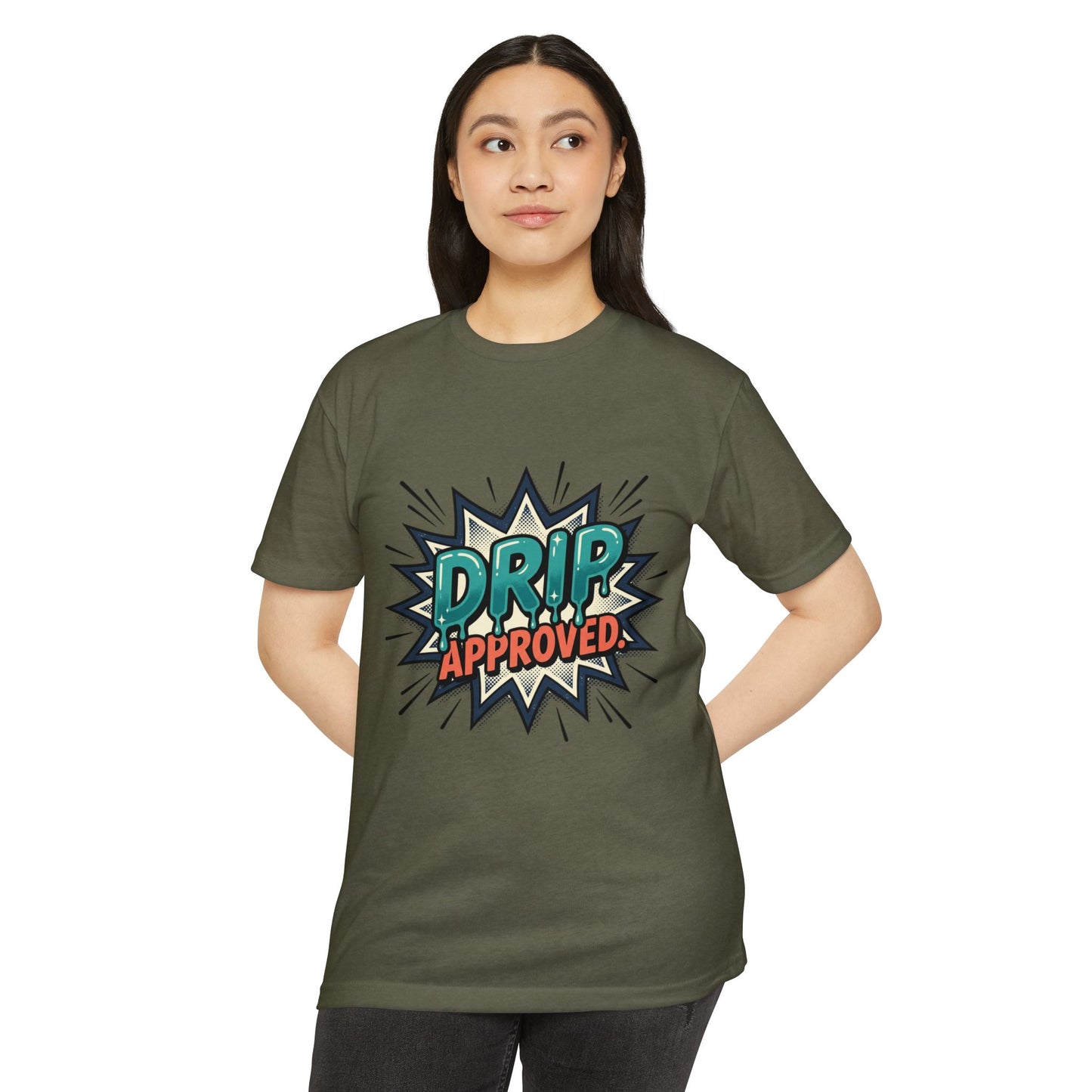 Drip Approved Retro Comic Pop Art T-Shirt