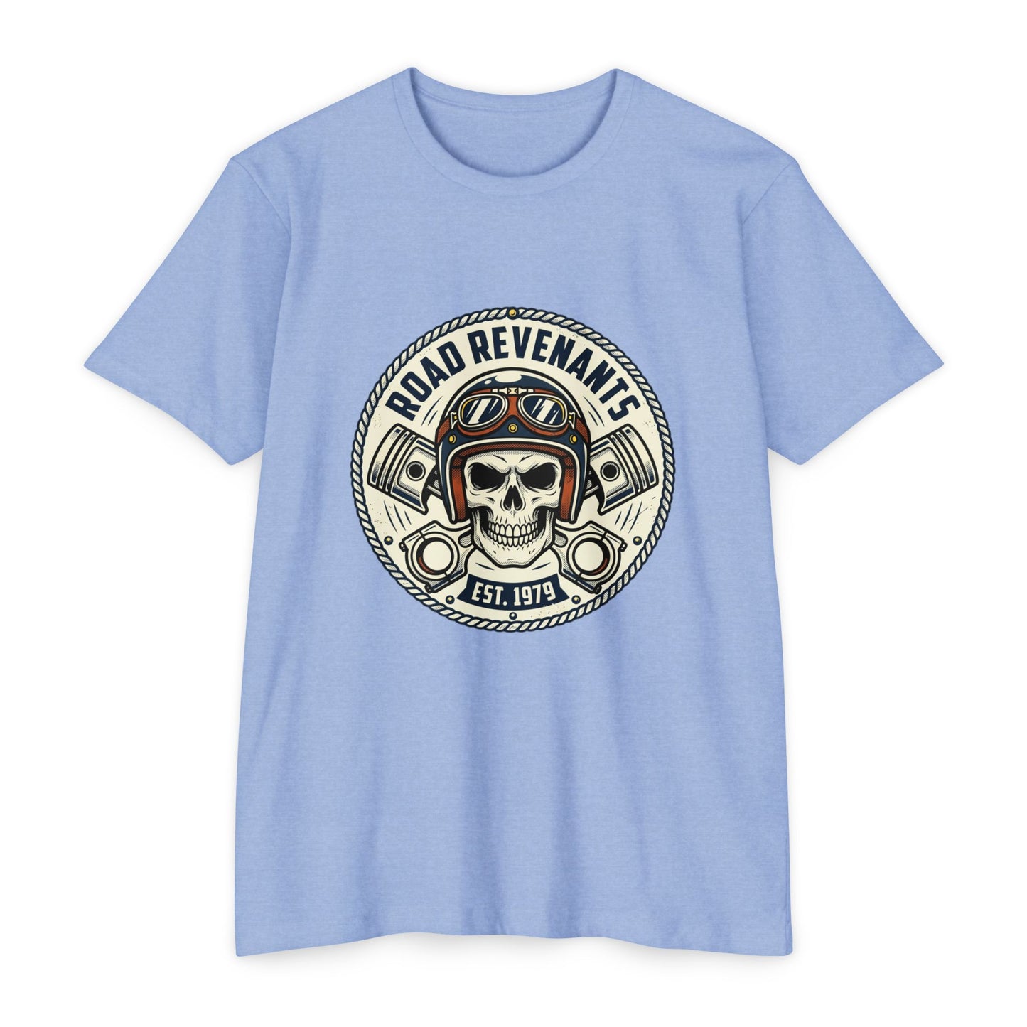 Road Revenants Skull Motorcycle T-Shirt