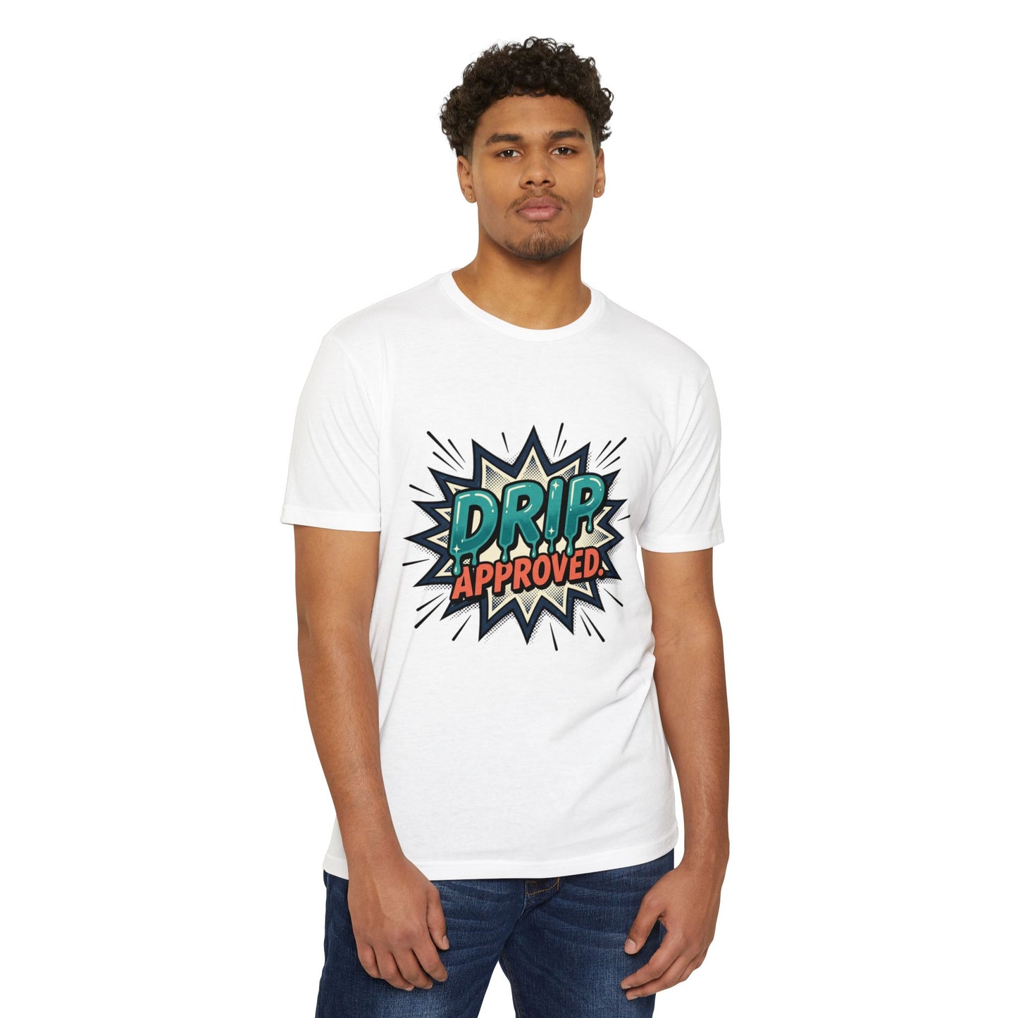 Drip Approved Retro Comic Pop Art T-Shirt
