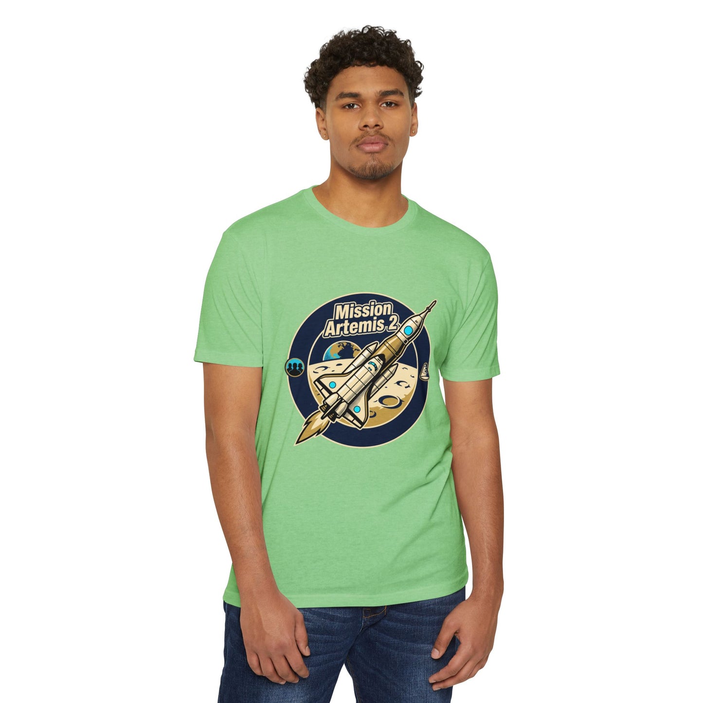 Mission Artemis II Retro Space T-Shirt — Artemis 2 Rocket Tee