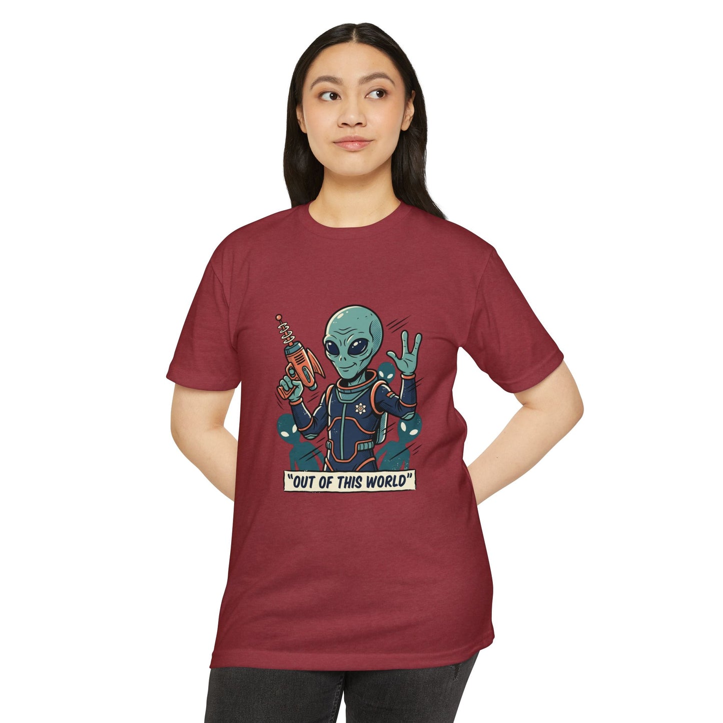 Alien Ray Gun T-Shirt — "Out of This World" Graphic Tee