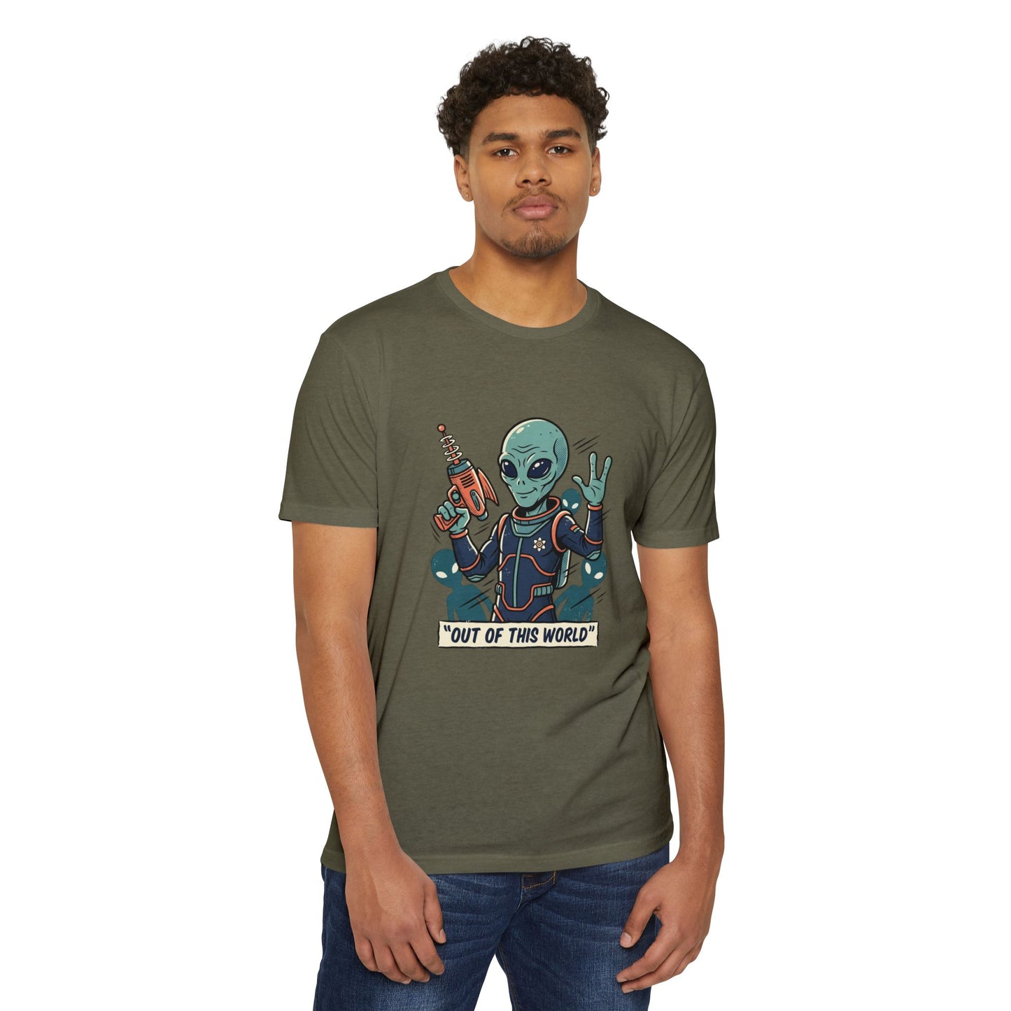 Alien Ray Gun T-Shirt — "Out of This World" Graphic Tee