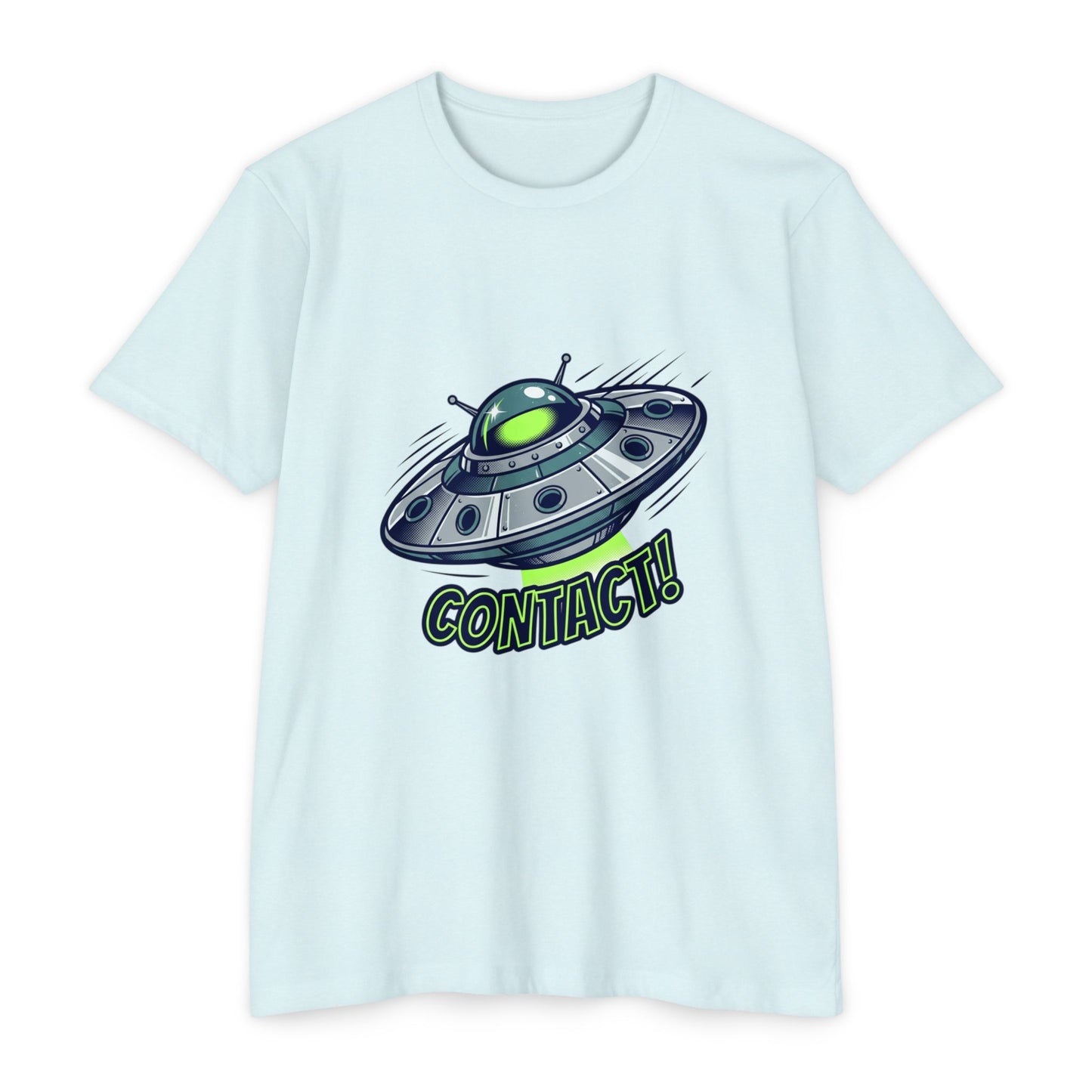 UFO Contact T-Shirt — Alien Spaceship Graphic Tee