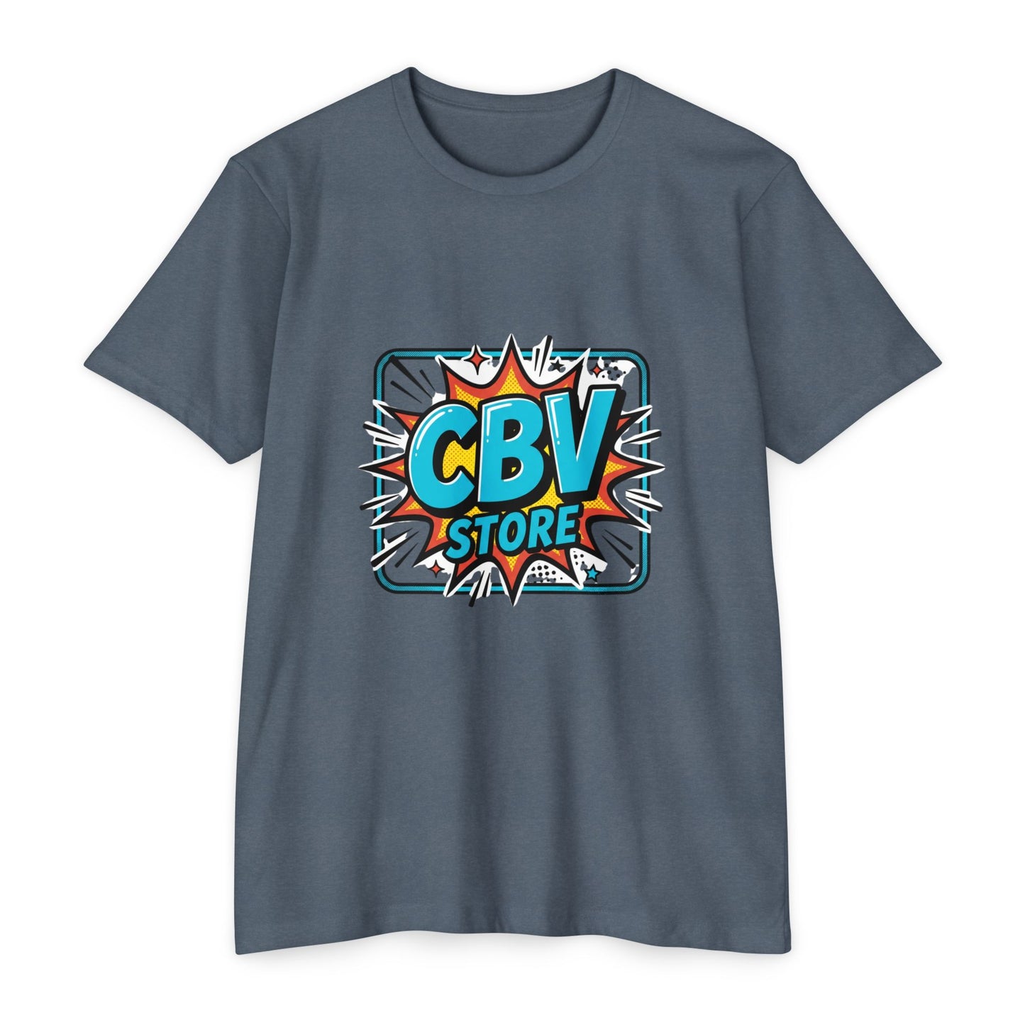 CBV Store Comic Logo T-Shirt — Retro Comic Graphic Tee