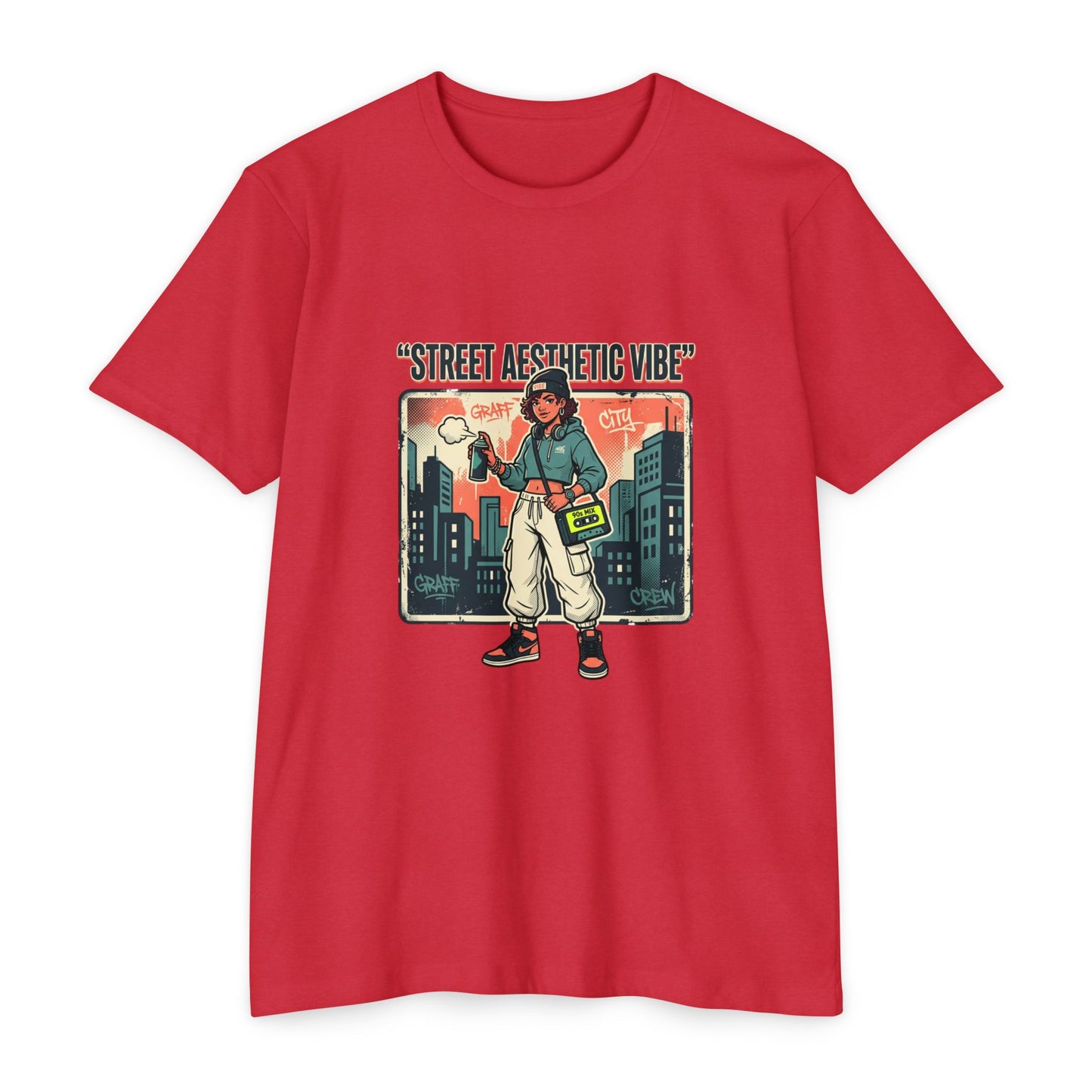 Street Aesthetic Vibe Graphic T-Shirt — Urban Skatewear Tee