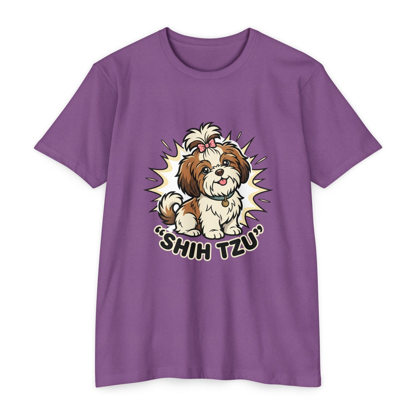 Shih Tzu Cute Cartoon T-Shirt — Adorable Dog Lover Tee