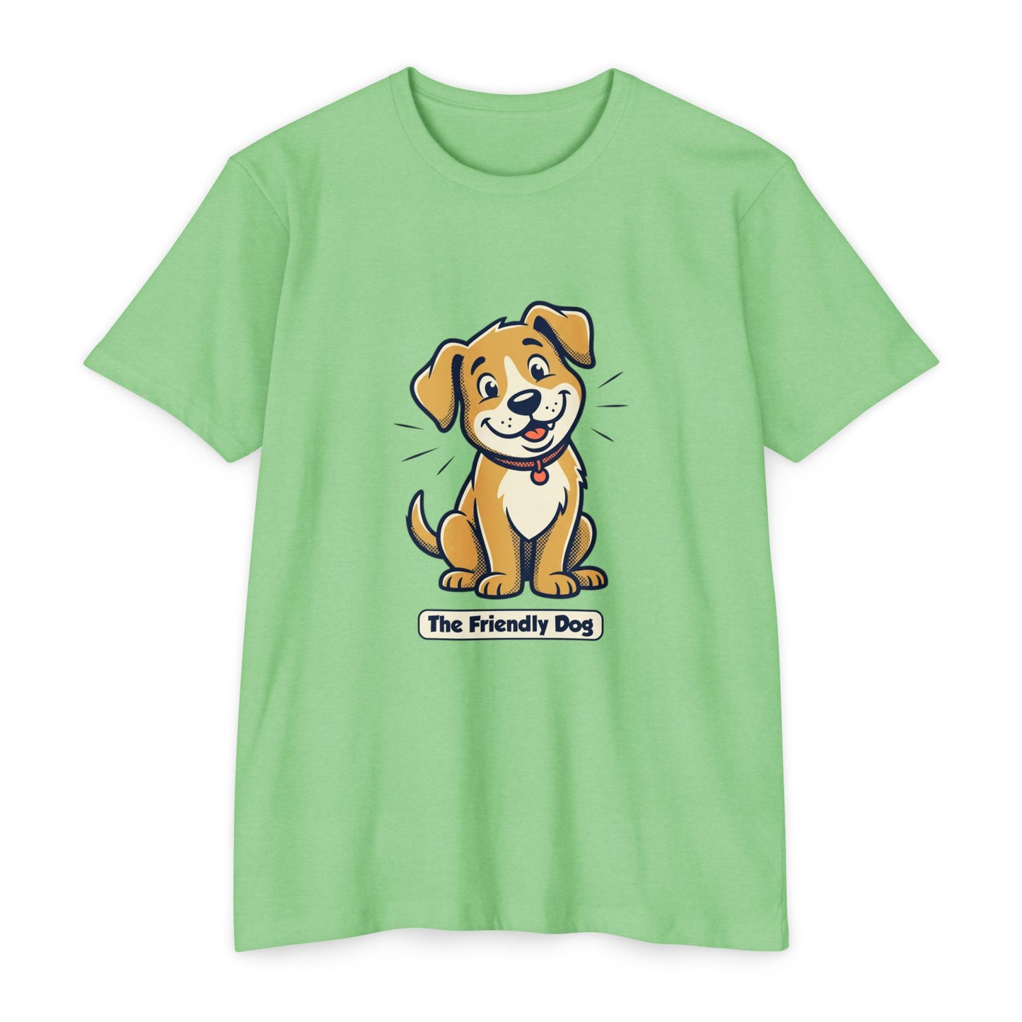Friendly Dog T-Shirt – Cute Cartoon Puppy "The Friendly Dog" Tee