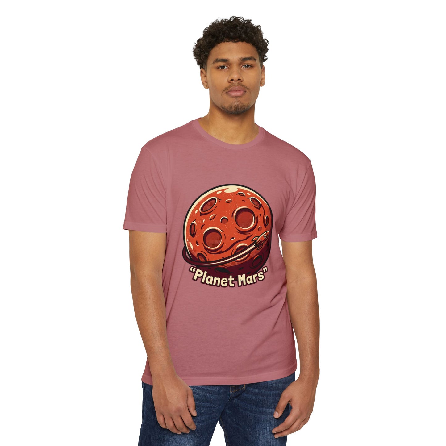 Retro Mars Graphic T-Shirt — Red Planet Tee