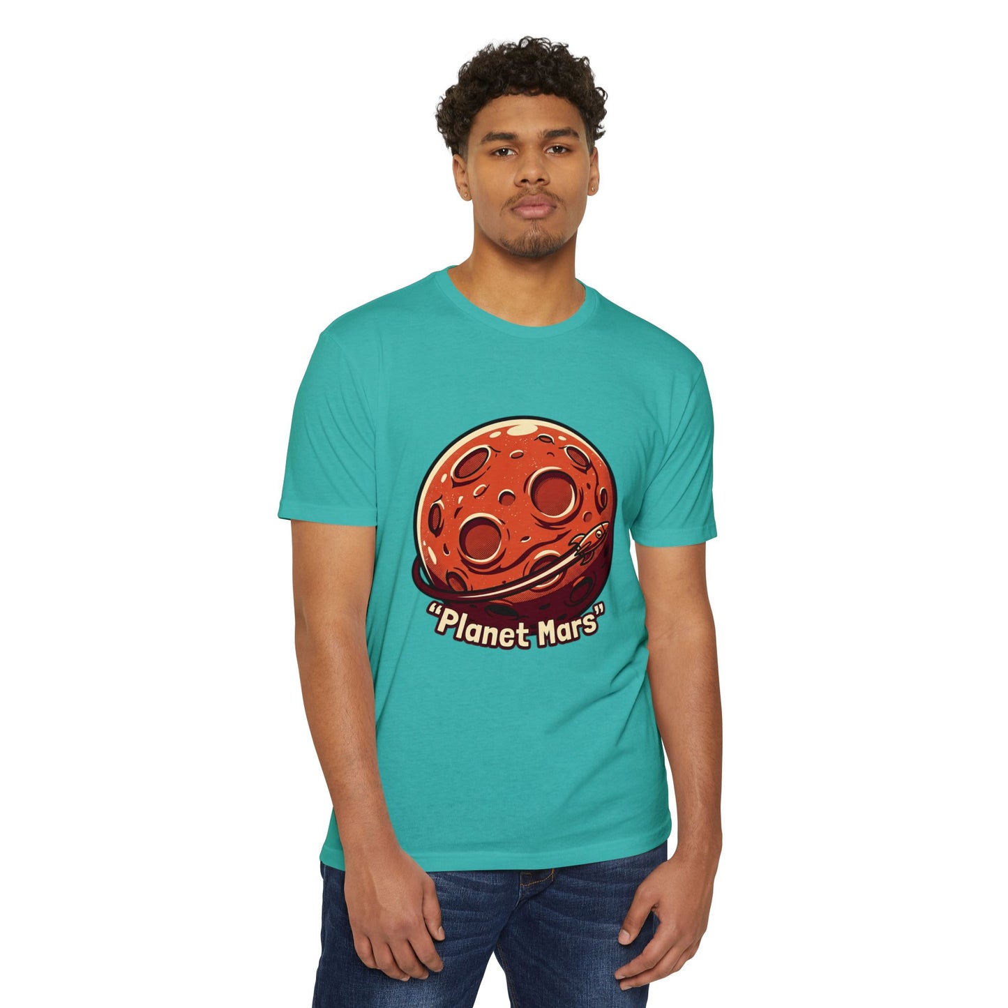 Retro Mars Graphic T-Shirt — Red Planet Tee