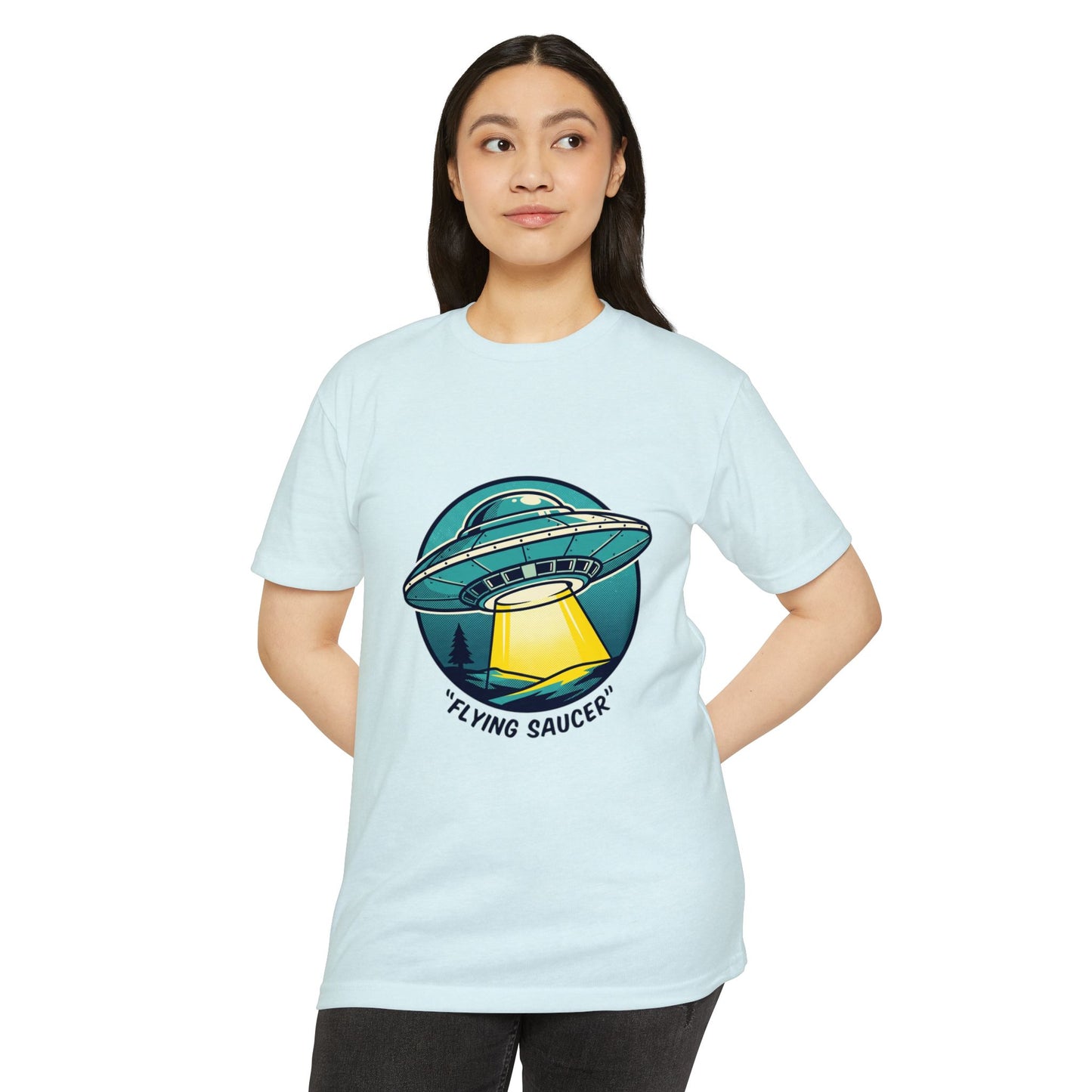 Retro Flying Saucer UFO T-Shirt — Vintage Space Graphic Tee