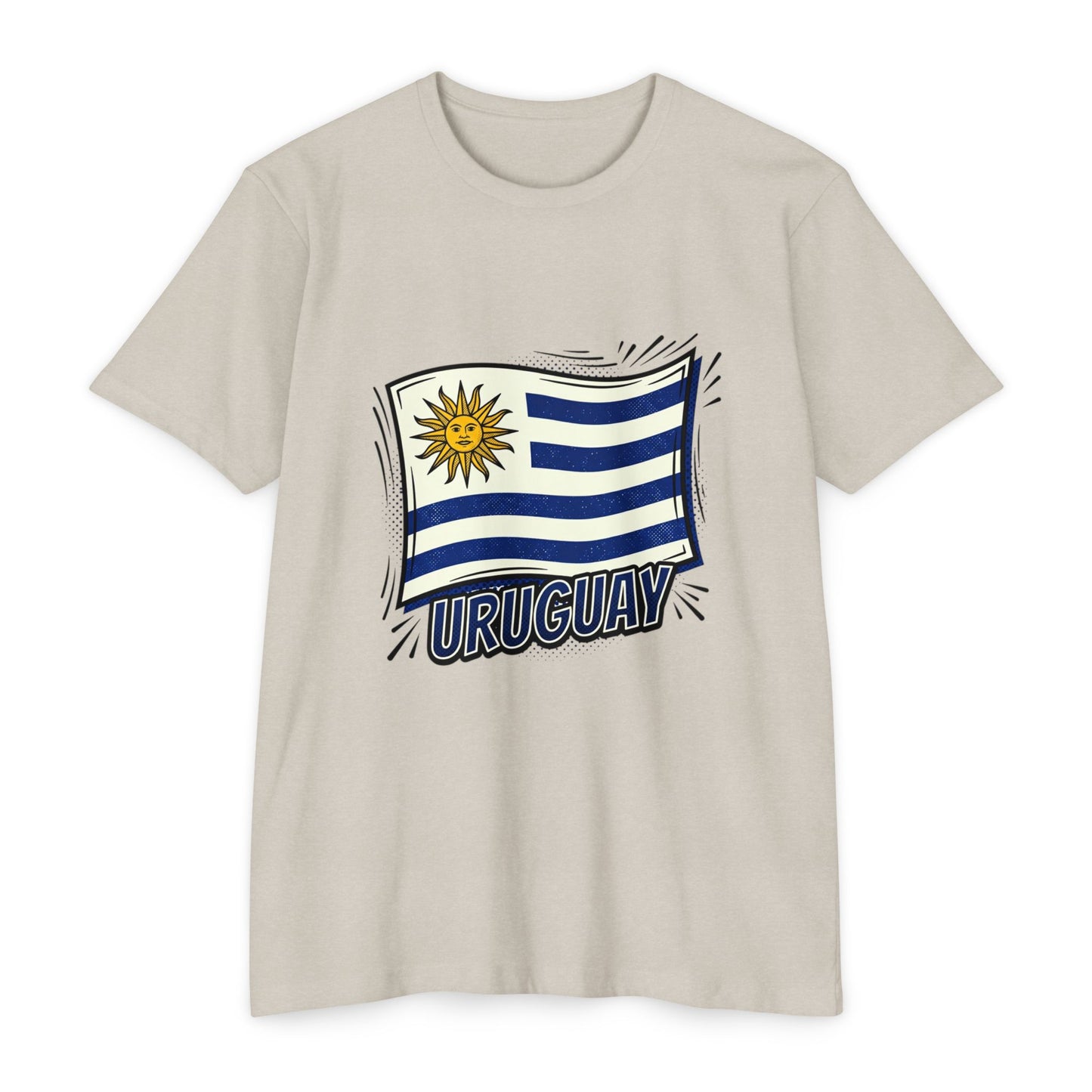 Uruguay Flag Retro Sun & Stripes T-Shirt
