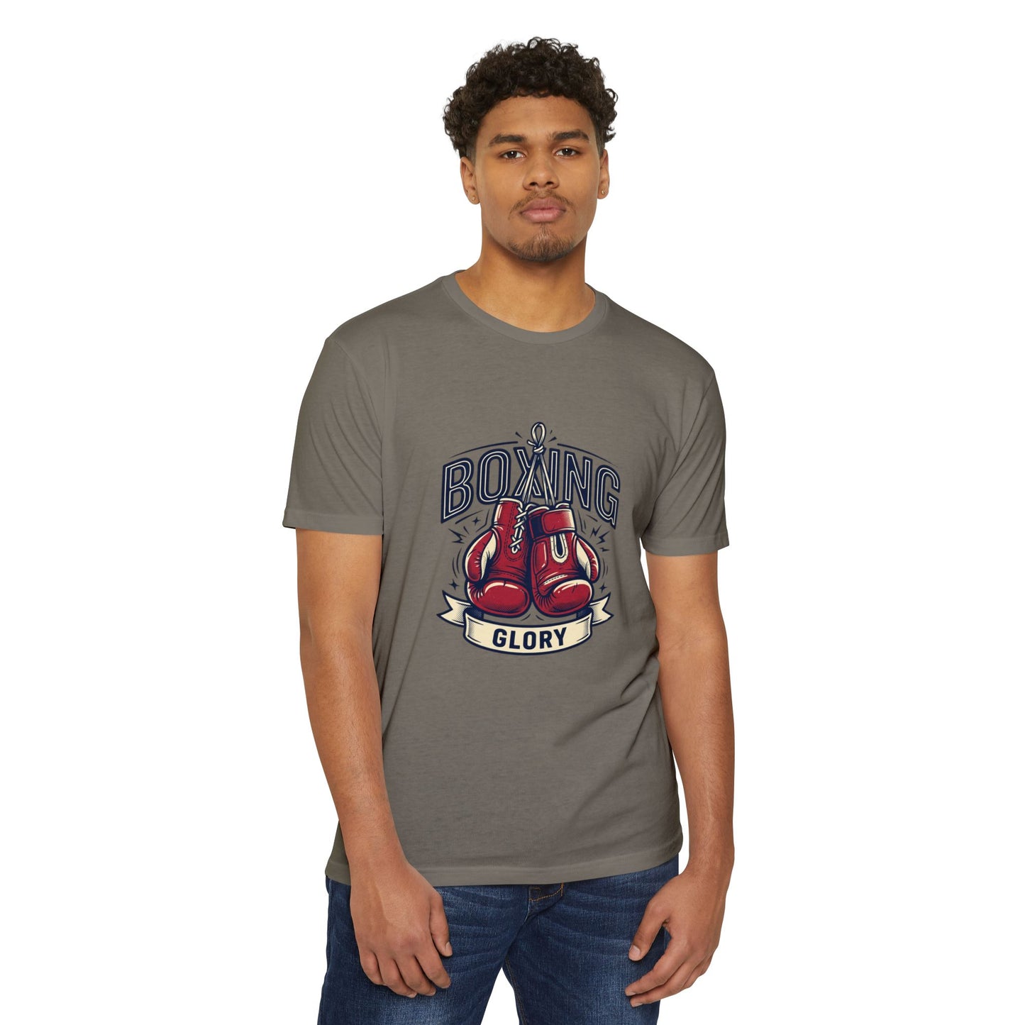 Boxing Glory T-Shirt – Vintage Red Gloves Graphic Tee