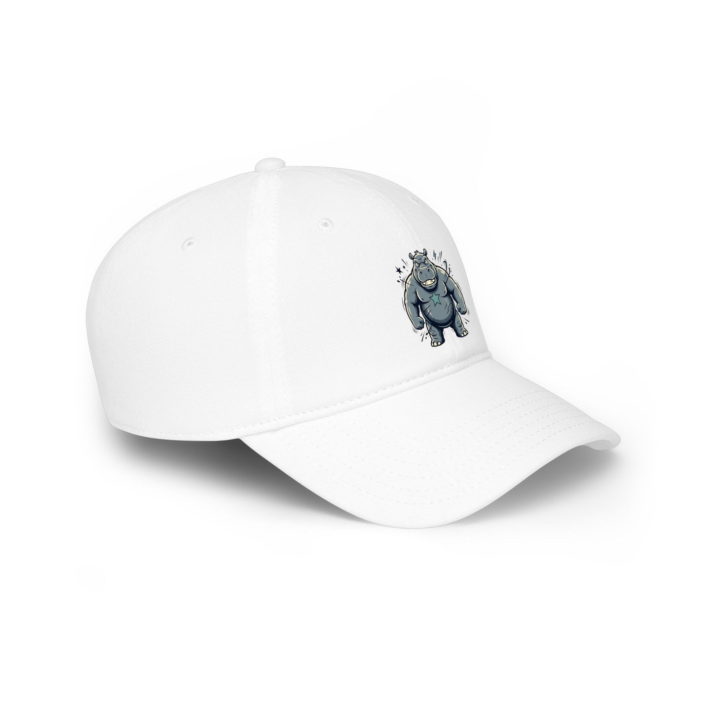 Cute Grumpy Monster Embroidered Baseball Cap