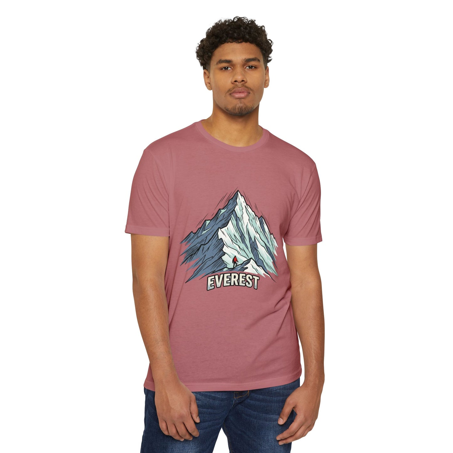 Everest Mountain Graphic T-Shirt — Adventure Climber Tee