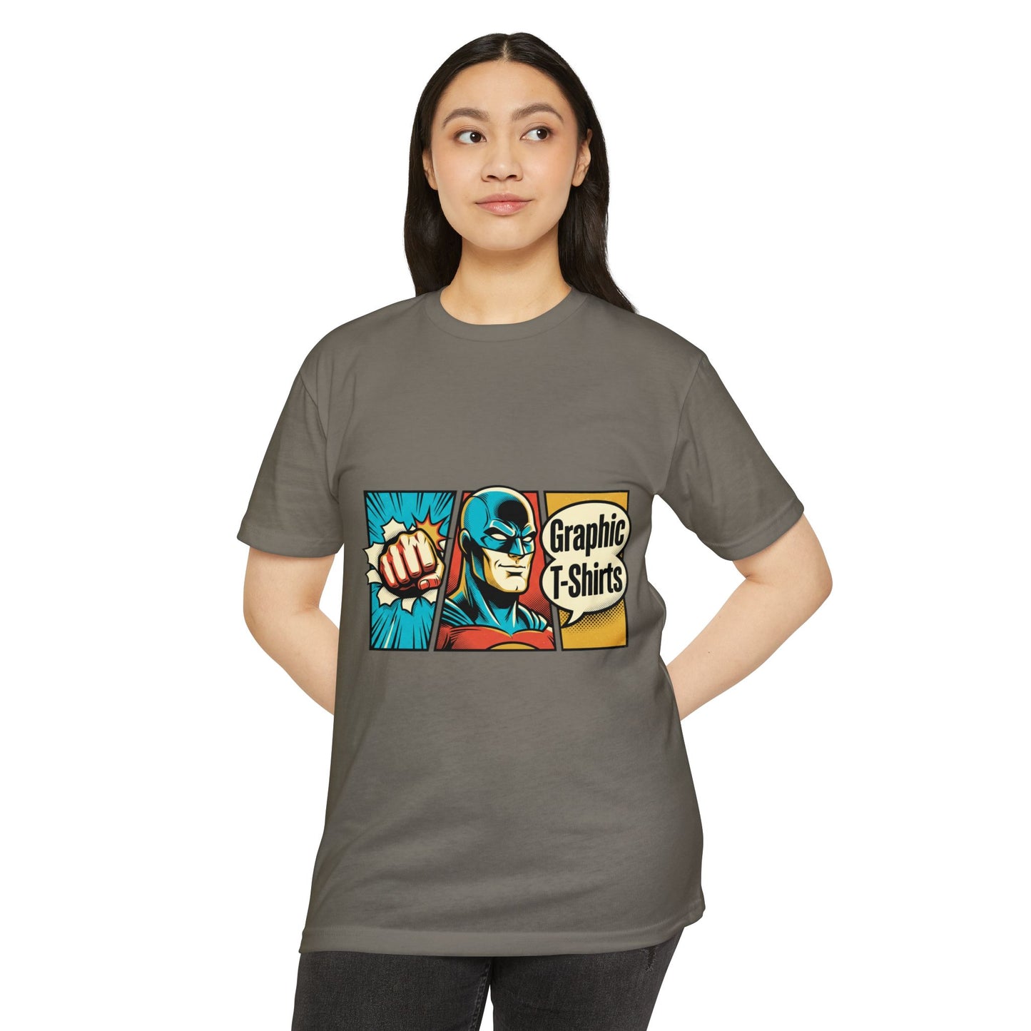 Retro Comic Superhero T-Shirt — Pop Art Graphic Tee
