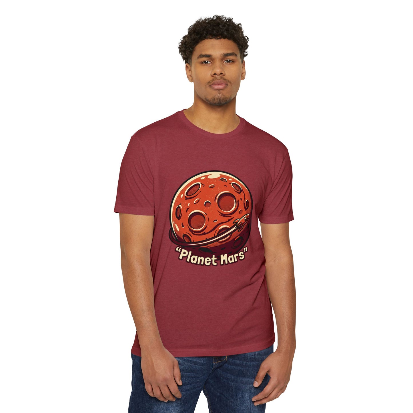 Retro Mars Graphic T-Shirt — Red Planet Tee