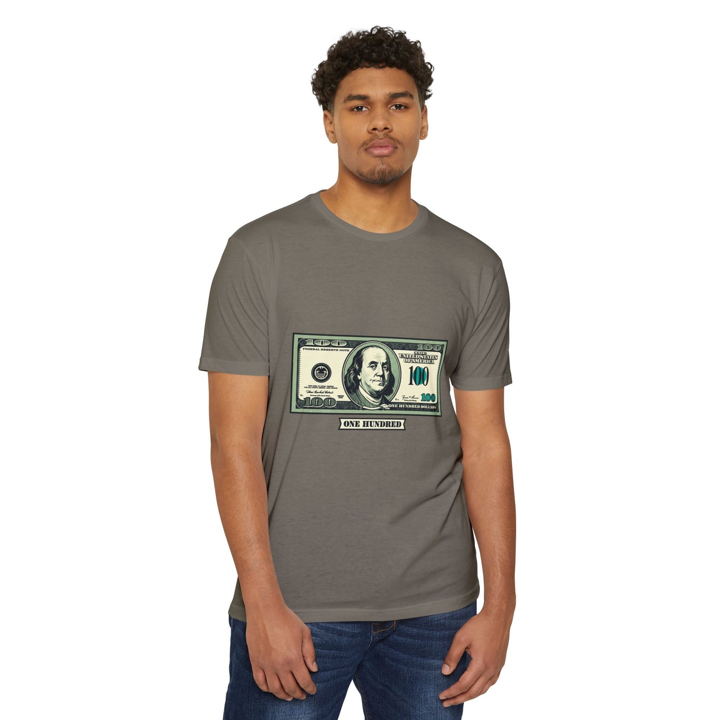 100 Dollar Bill Graphic T-Shirt — Money Print Tee