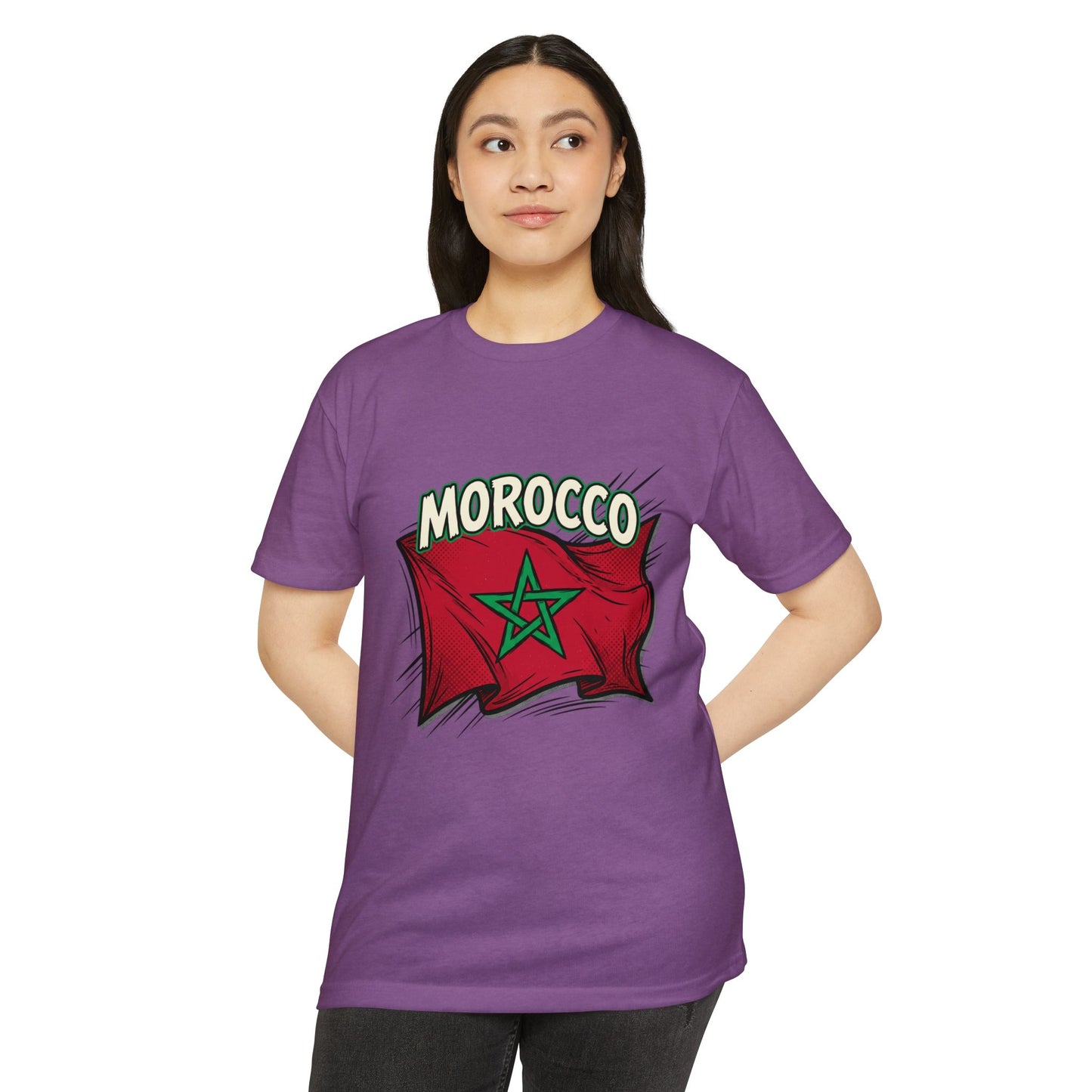 Morocco Flag Vintage Graphic T-Shirt — Moroccan Pride Tee