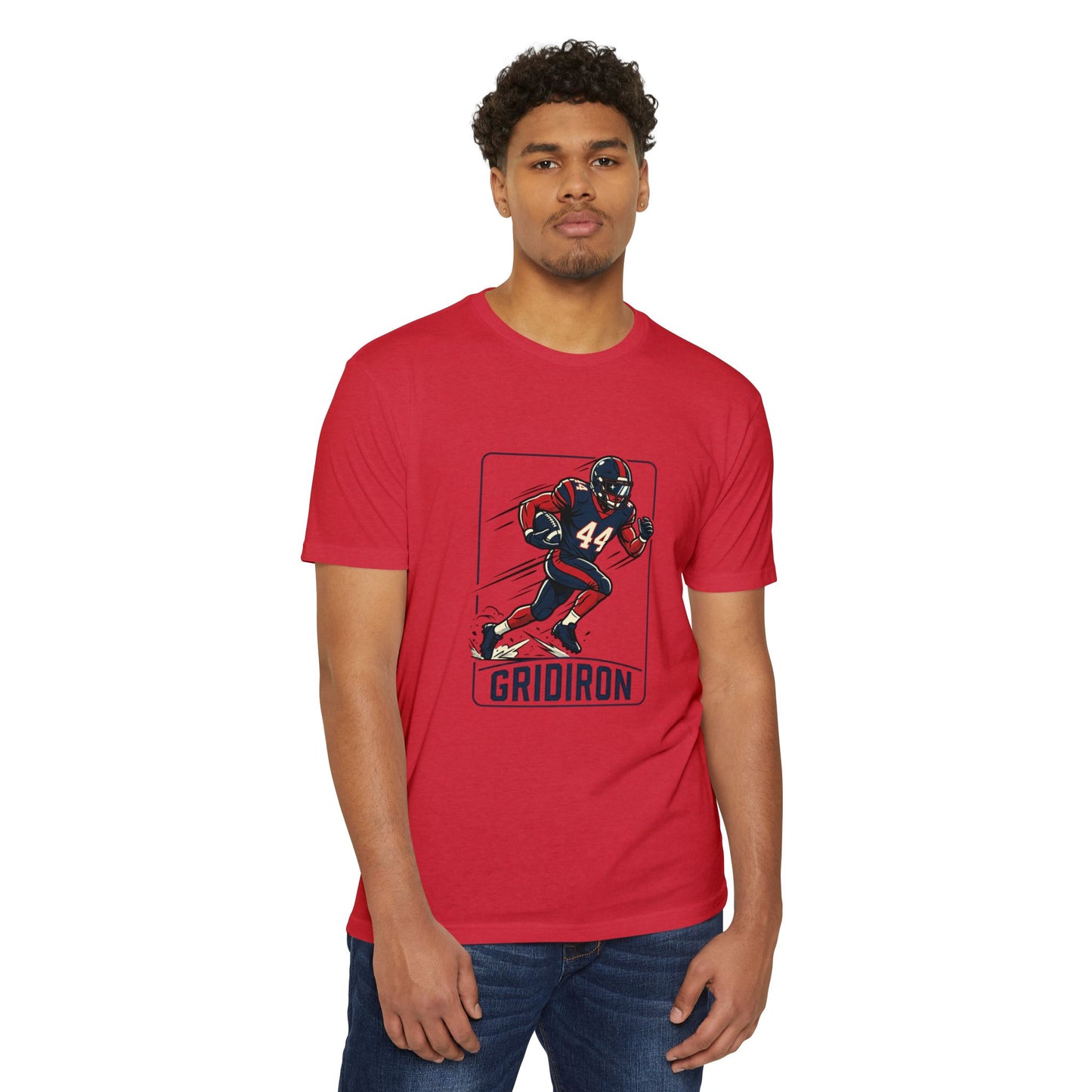 Camiseta Gráfica de Jogador de Futebol Americano