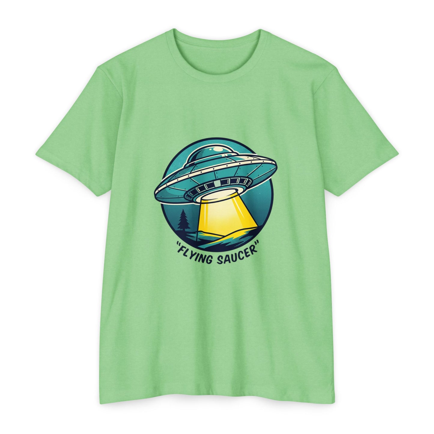 Retro Flying Saucer UFO T-Shirt — Vintage Space Graphic Tee