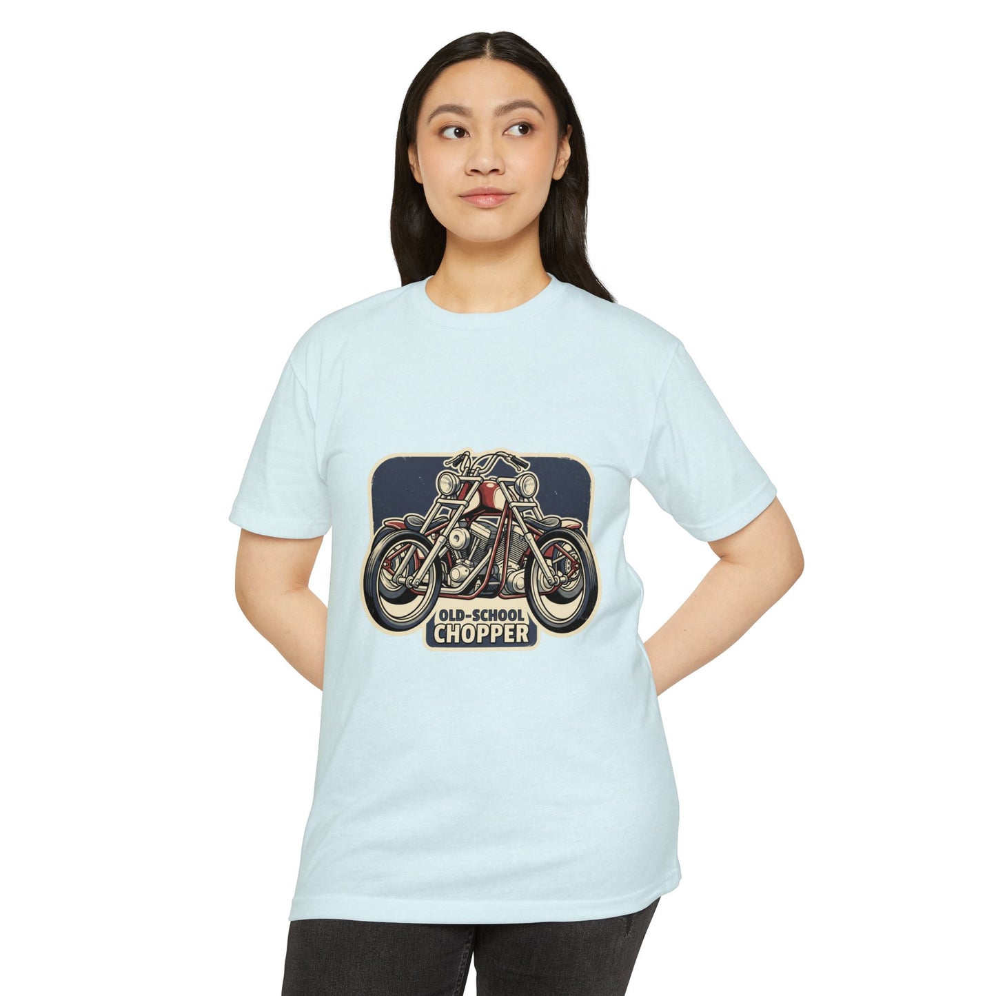 Old-School Chopper Motorcycle T-Shirt — Vintage Biker Tee
