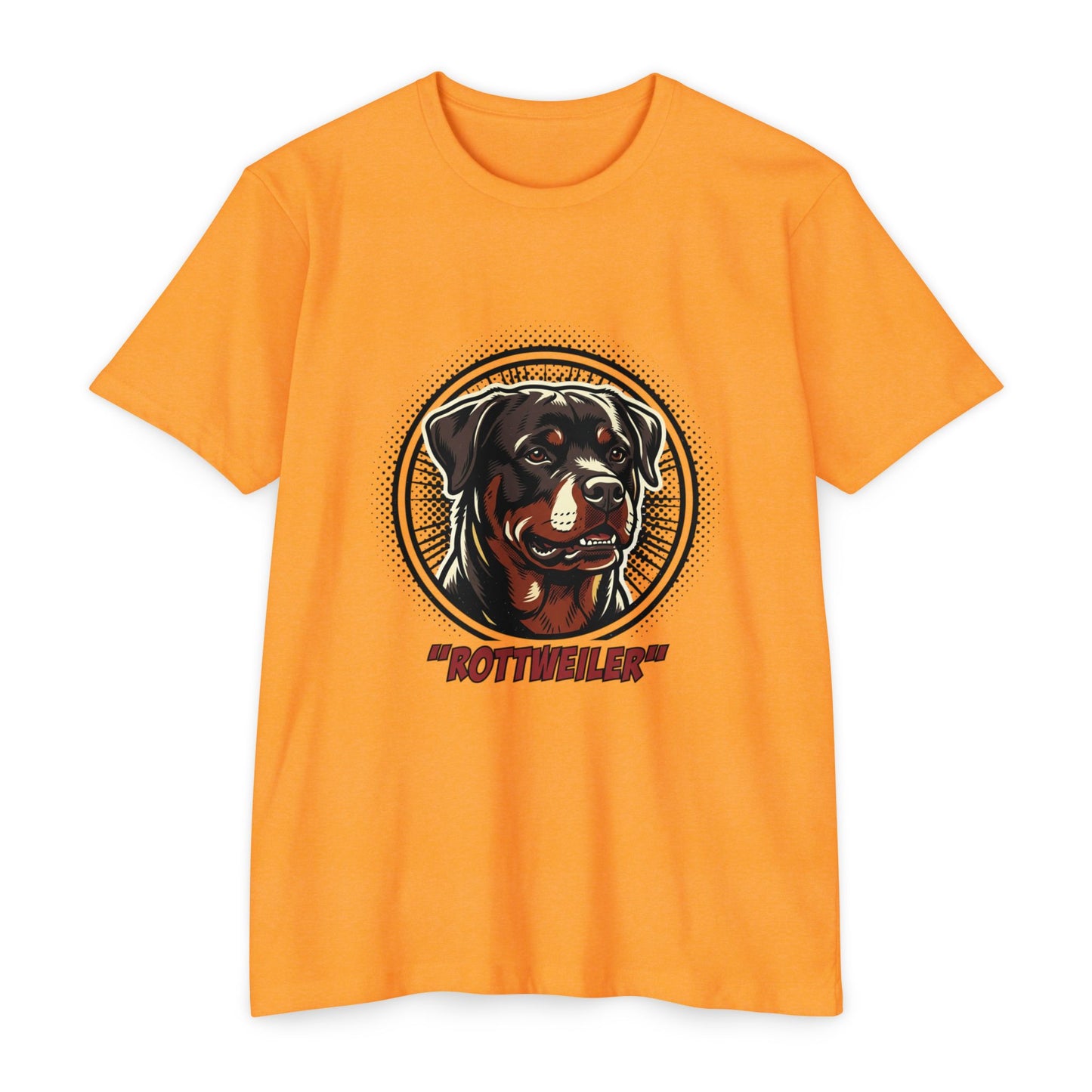 Rottweiler Vintage Portrait T-Shirt — Retro Dog Graphic Tee