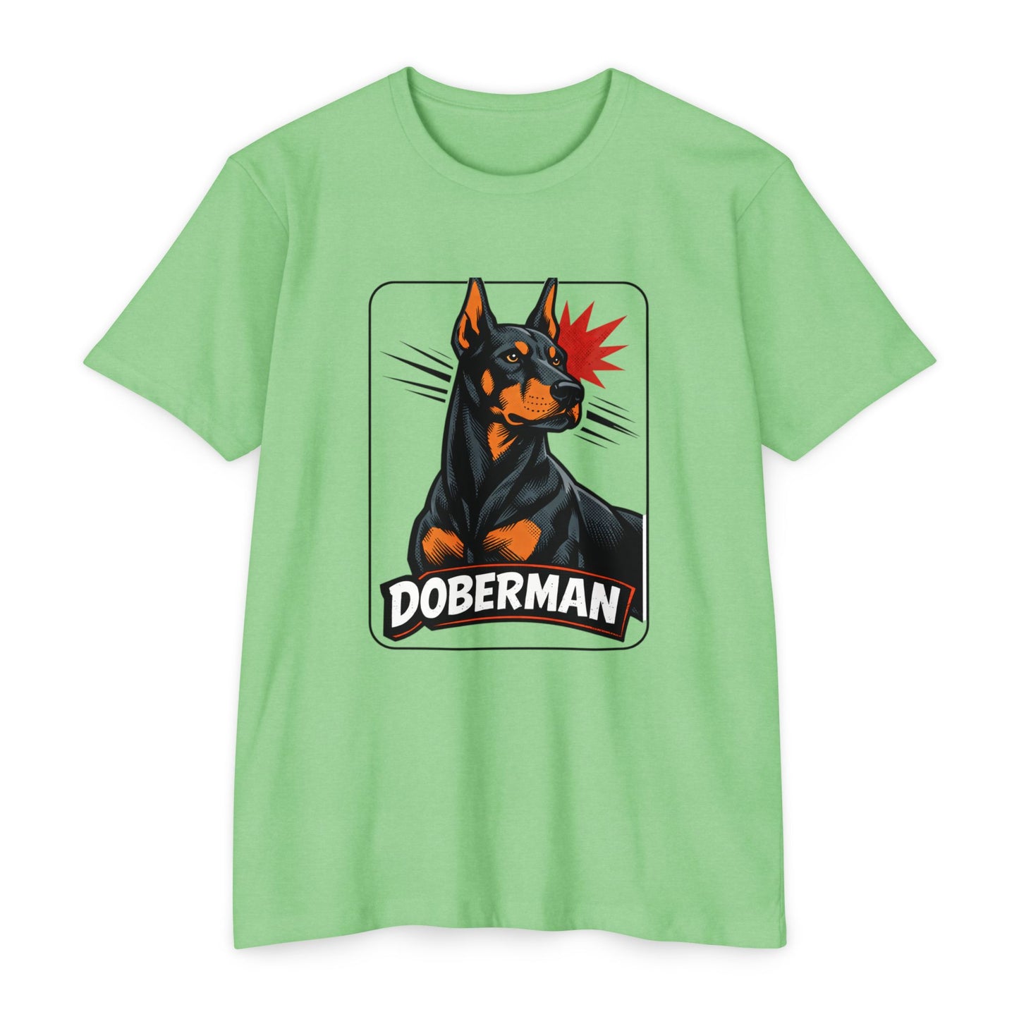 Doberman Graphic T-Shirt — Bold Vintage Canine Design