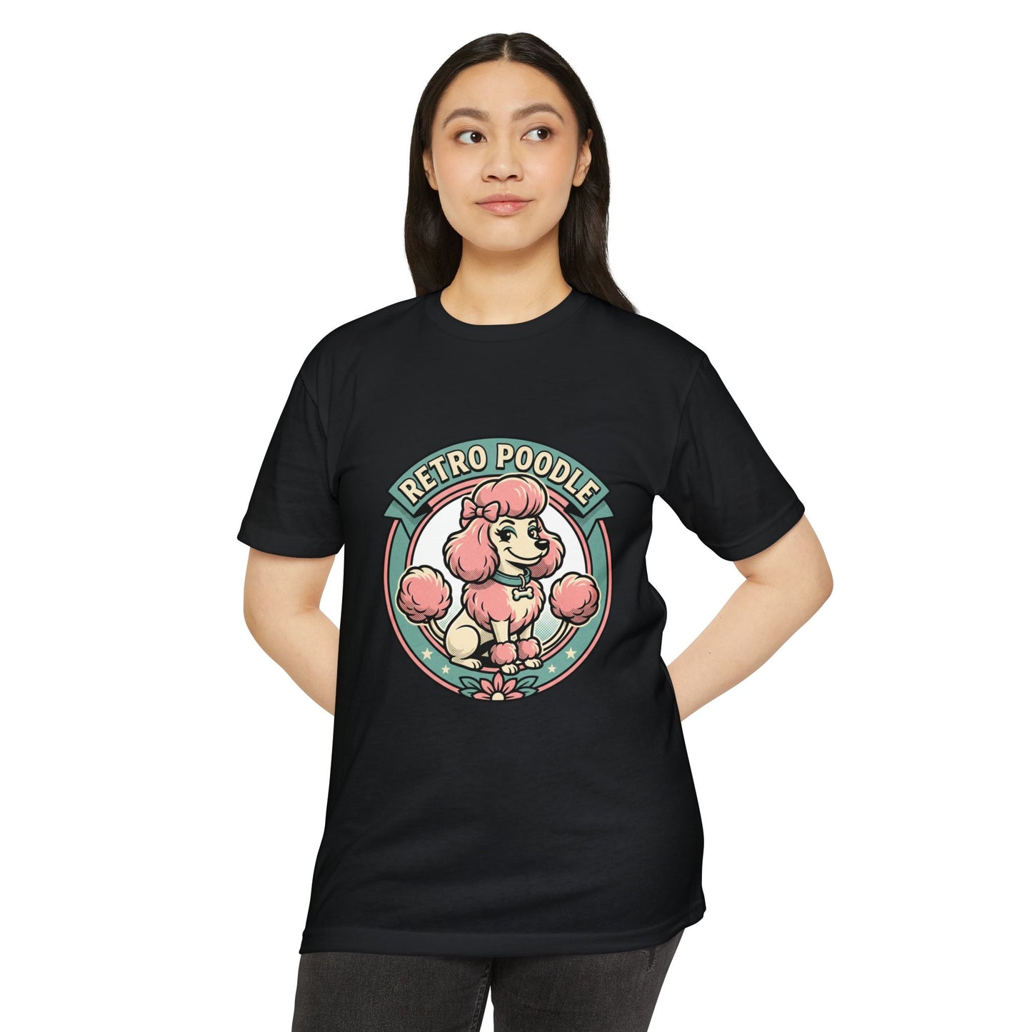 Retro Poodle T-Shirt — Vintage Cute Dog Graphic Tee