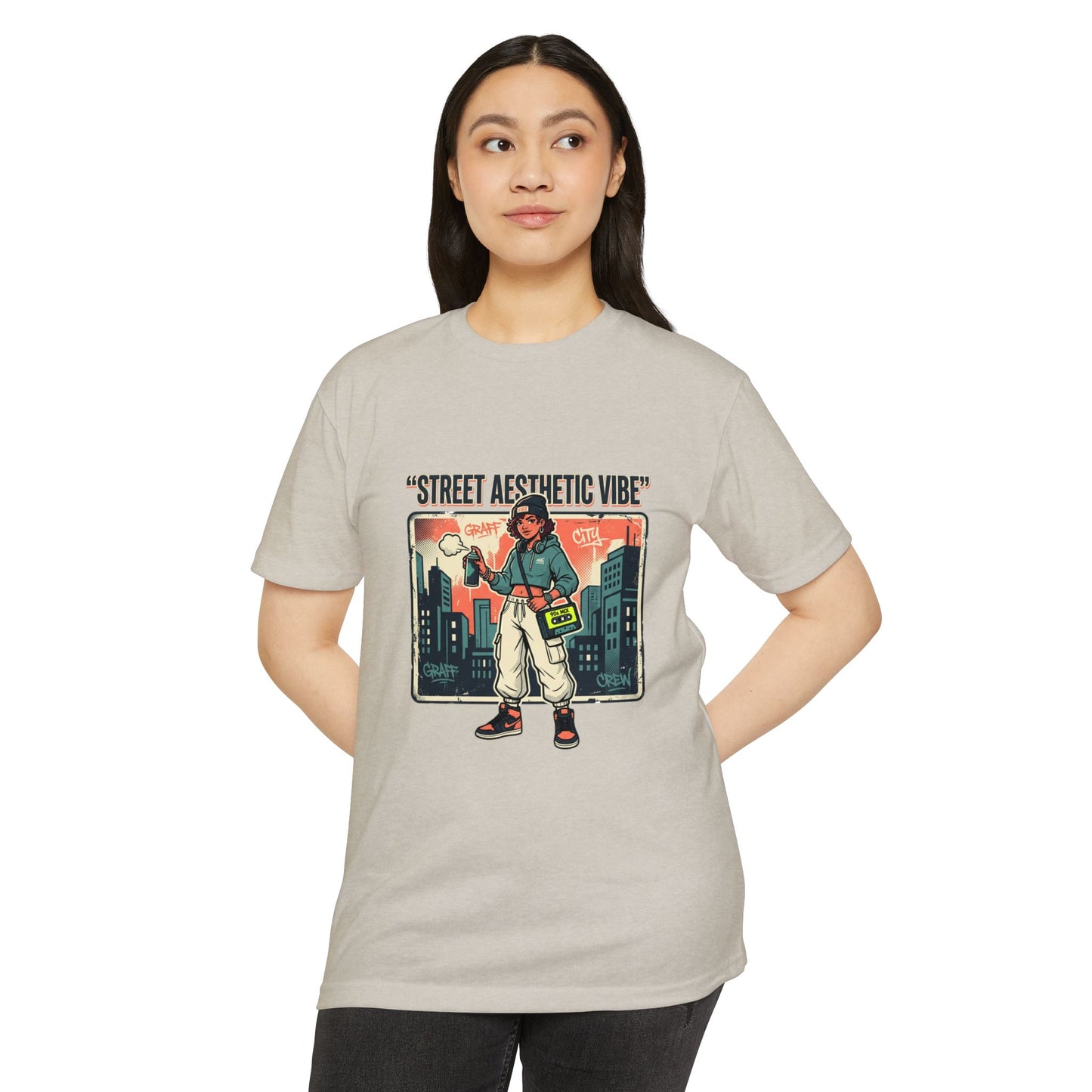 Street Aesthetic Vibe Graphic T-Shirt — Urban Skatewear Tee