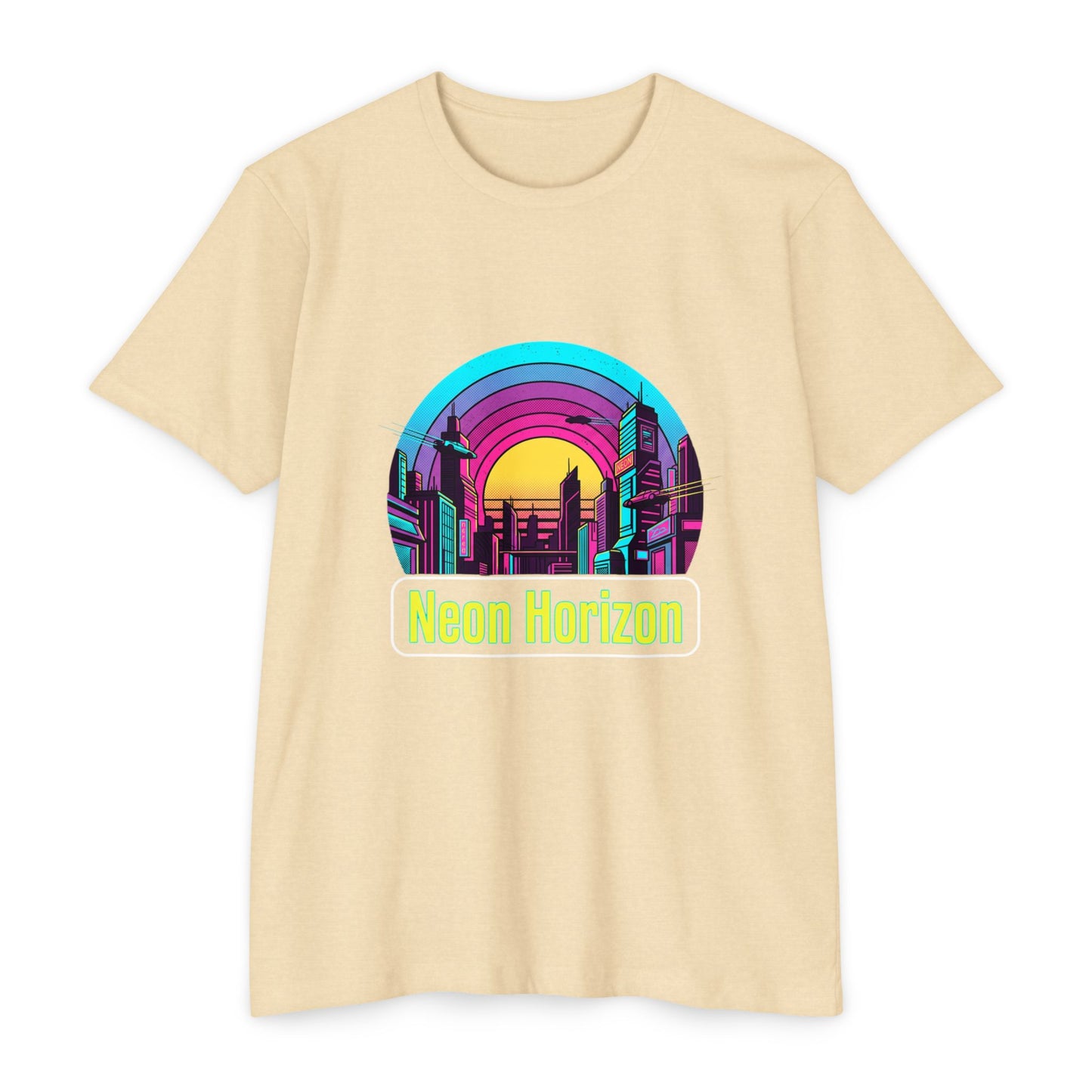 Neon Horizon Retro City T-Shirt