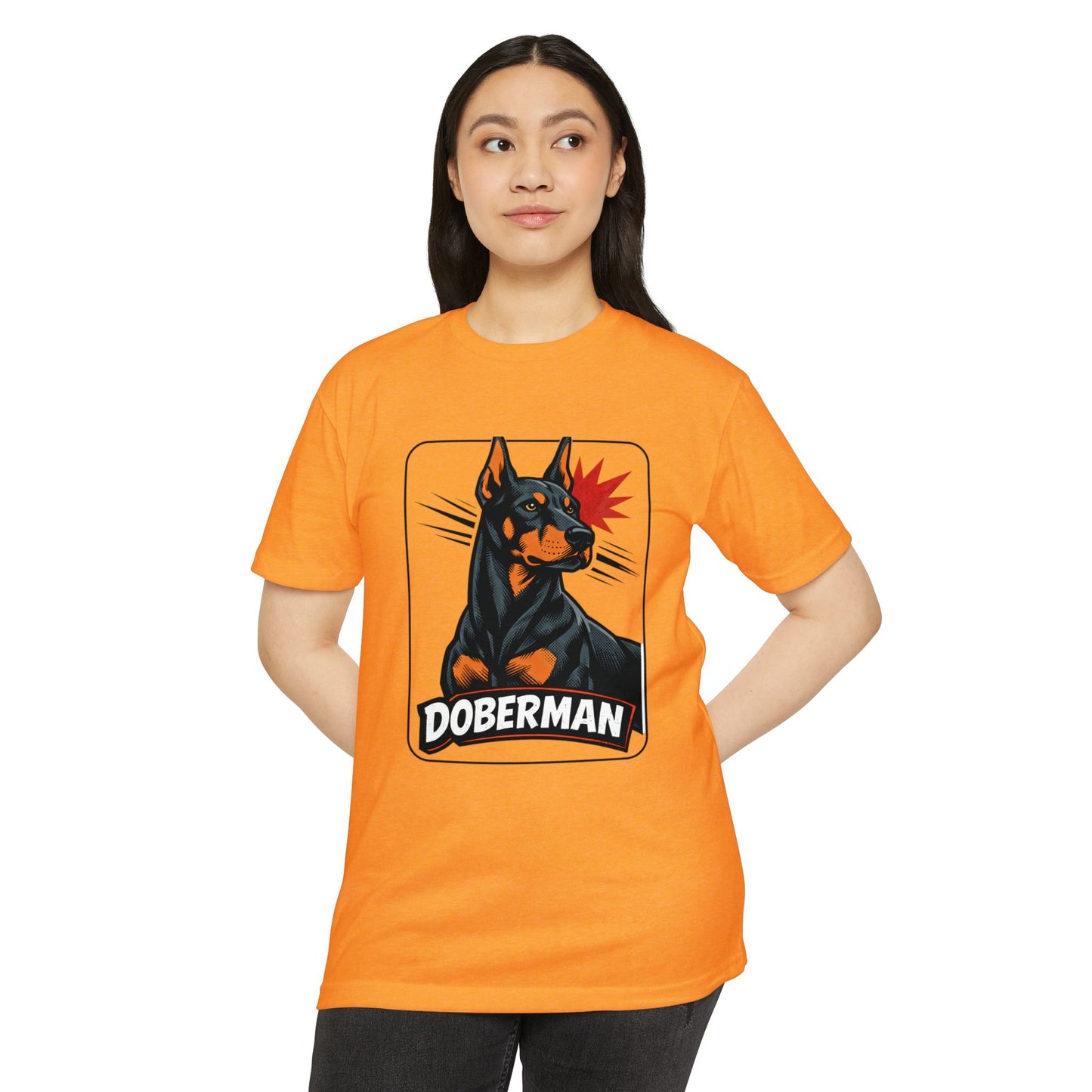 Doberman Graphic T-Shirt — Bold Vintage Canine Design