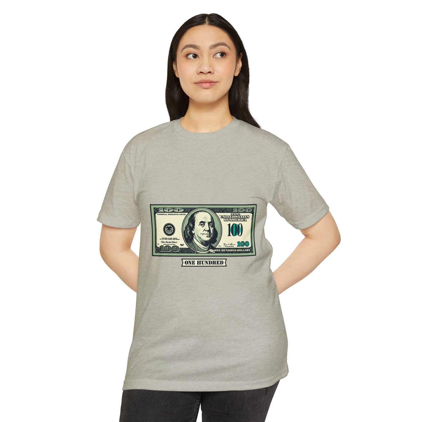 100 Dollar Bill Graphic T-Shirt — Money Print Tee