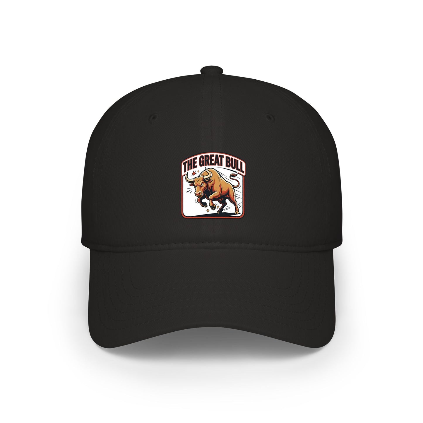 The Great Bull Embroidered Low Profile Cap