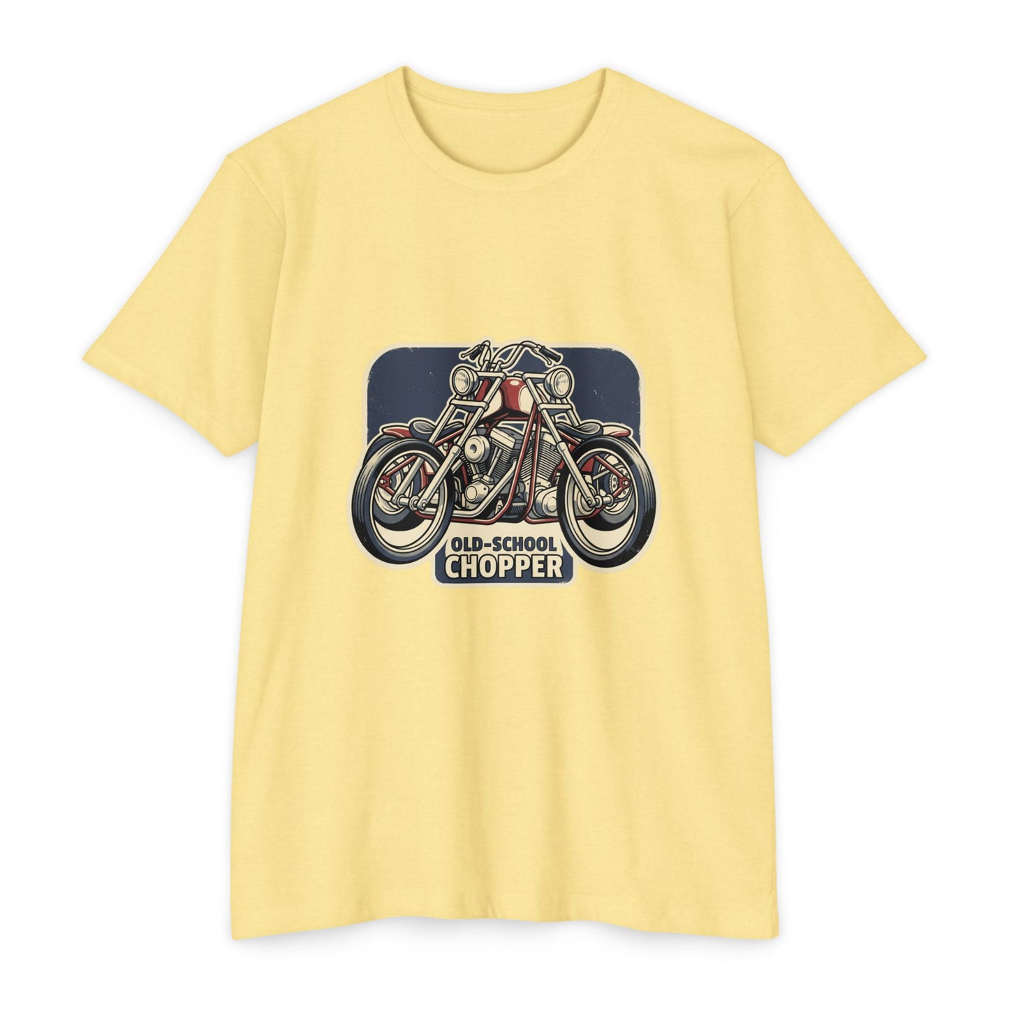 Old-School Chopper Motorcycle T-Shirt — Vintage Biker Tee