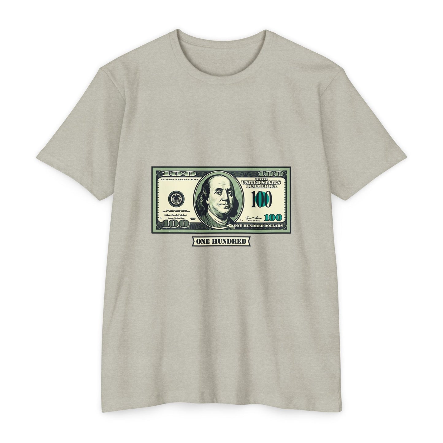 100 Dollar Bill Graphic T-Shirt — Money Print Tee