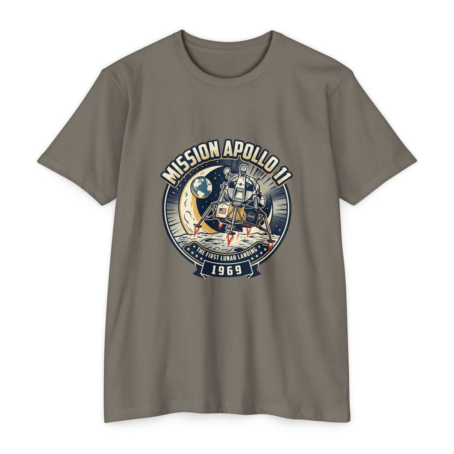 Apollo 11 Moon Landing T-Shirt — Mission Apollo 11 1969 Lunar Module Retro Tee
